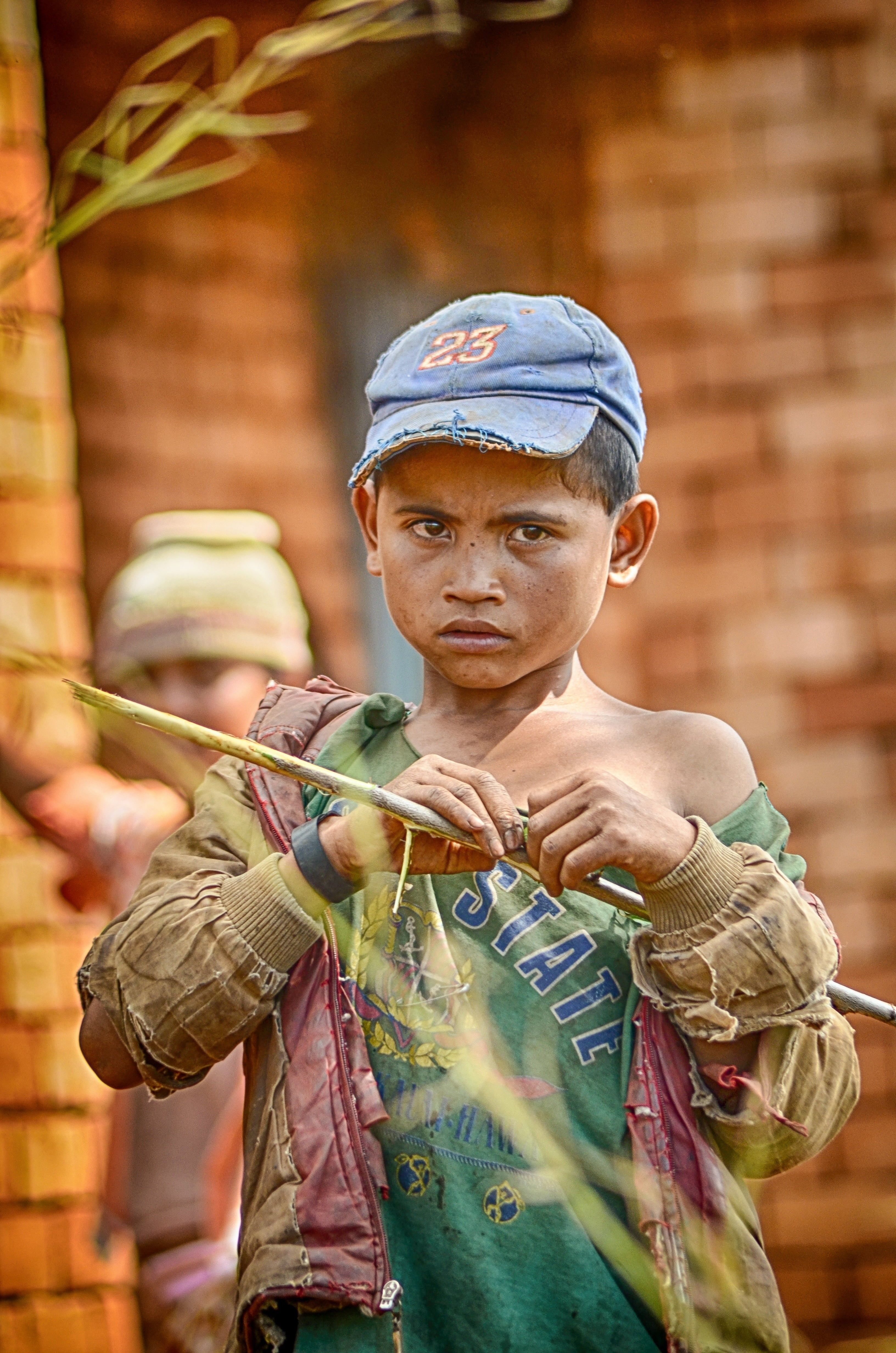 3264x4928 Wallpaper / Front View, Standing, Cultures, Focus On Foreground, Asia, Men, One Person, People, Males, Extreme Poverty, Pre Adolescent Child, Poor Kid, Portrait, Boys Free Download