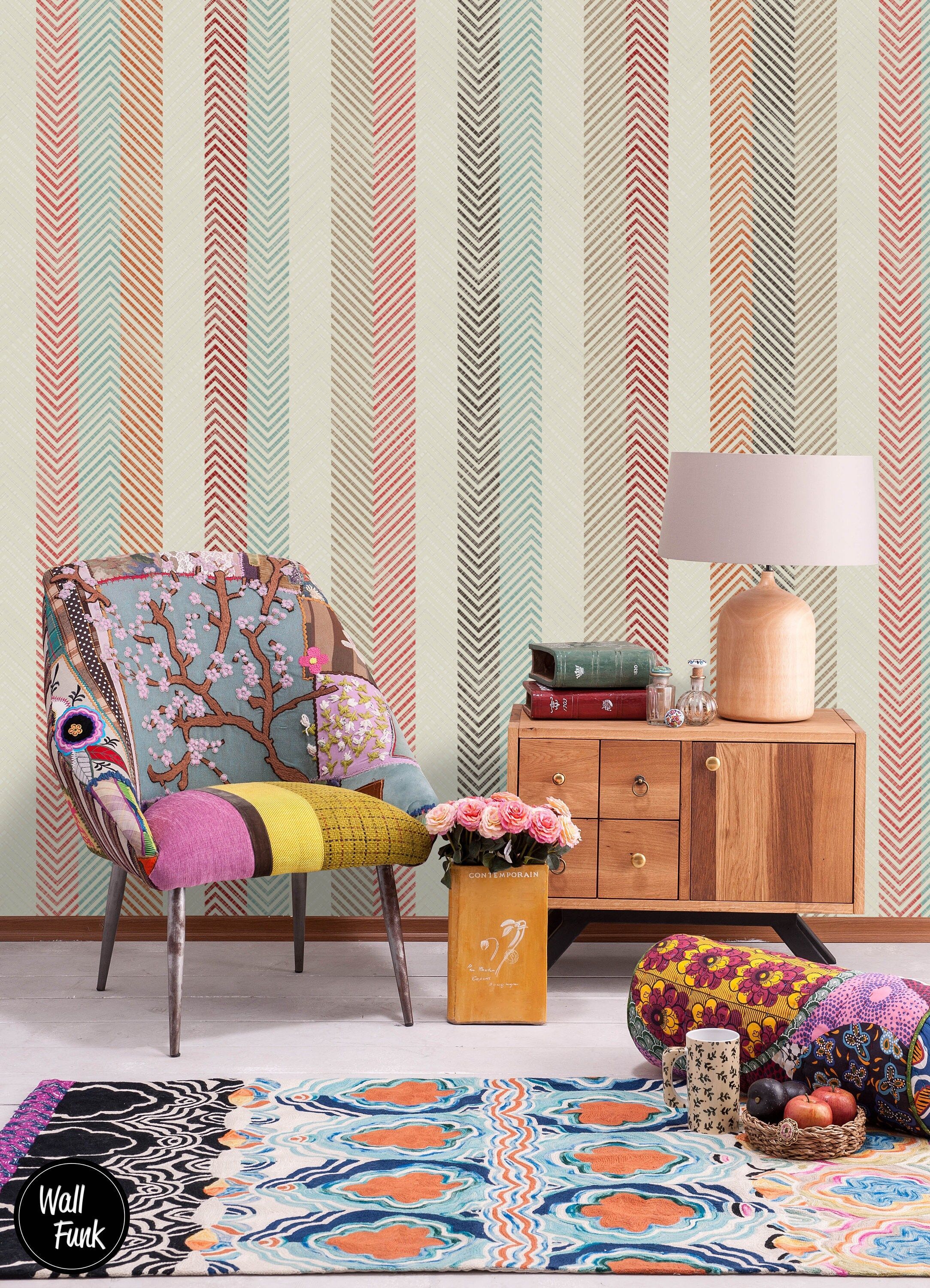 2167x3000 Removable Geometric Blue Wallpaper Water Activated Temporary