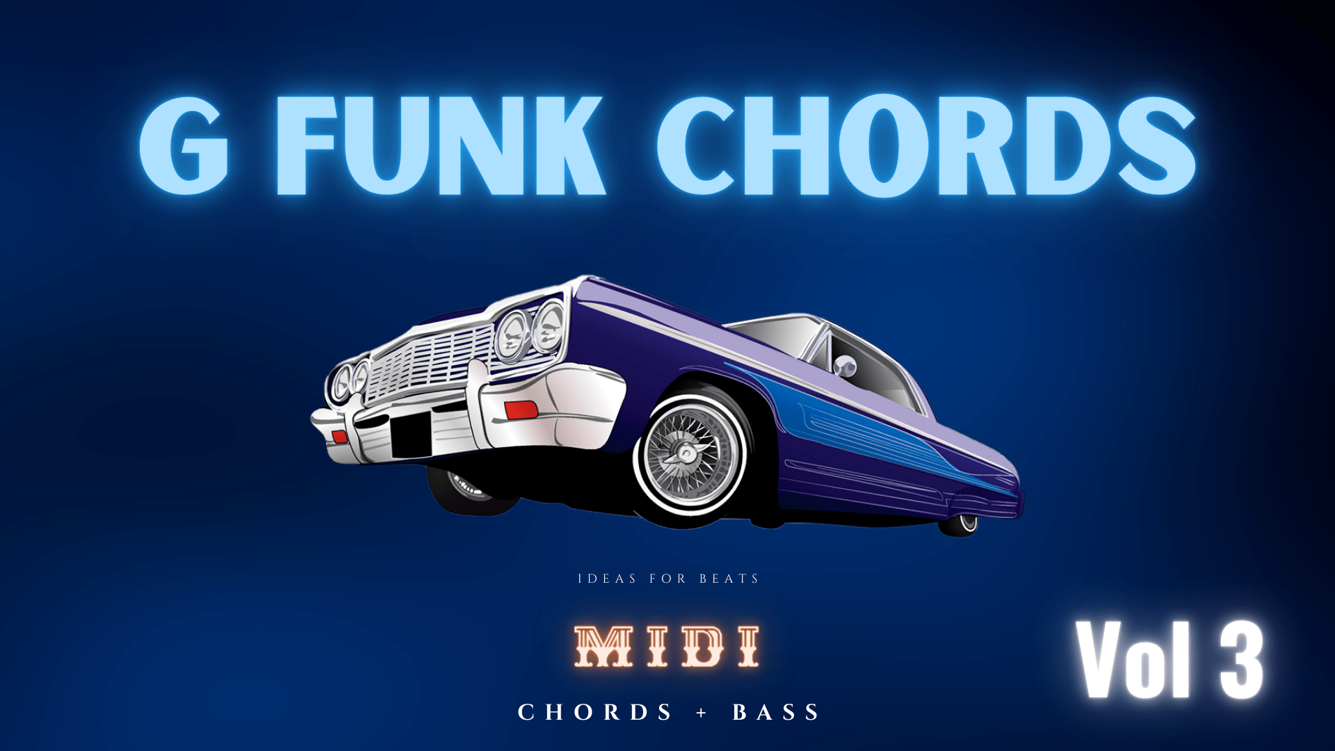 1920x1080 NEW * G Funk Chords Progression + Bass MIDI Vol 3 For Beats