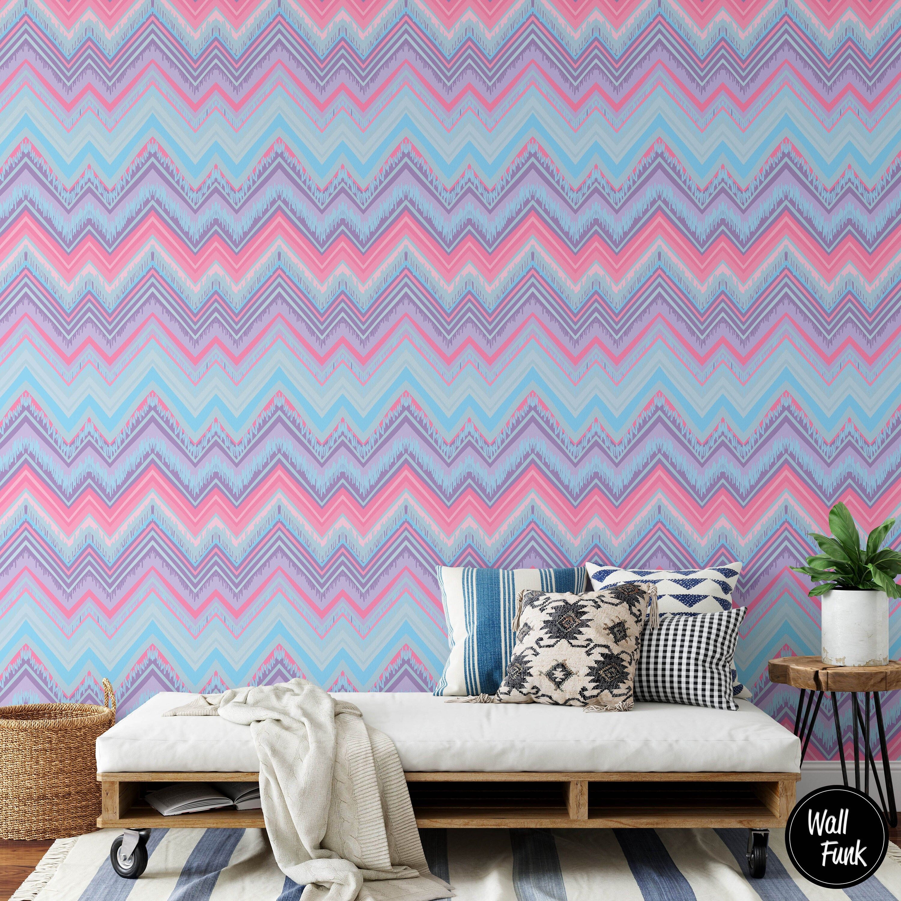 3000x3000 Removable Geometric Wallpaper Water Activated Temporary Stick