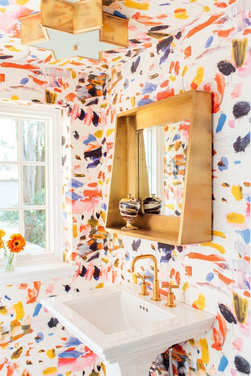 1068x1600 Here's What You Need to Know Before Committing to the Perfect Bathroom Wallpaper