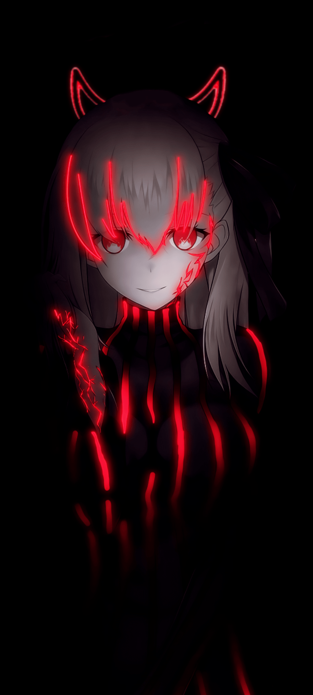 1080x2400 Dark Sakura wallpaper