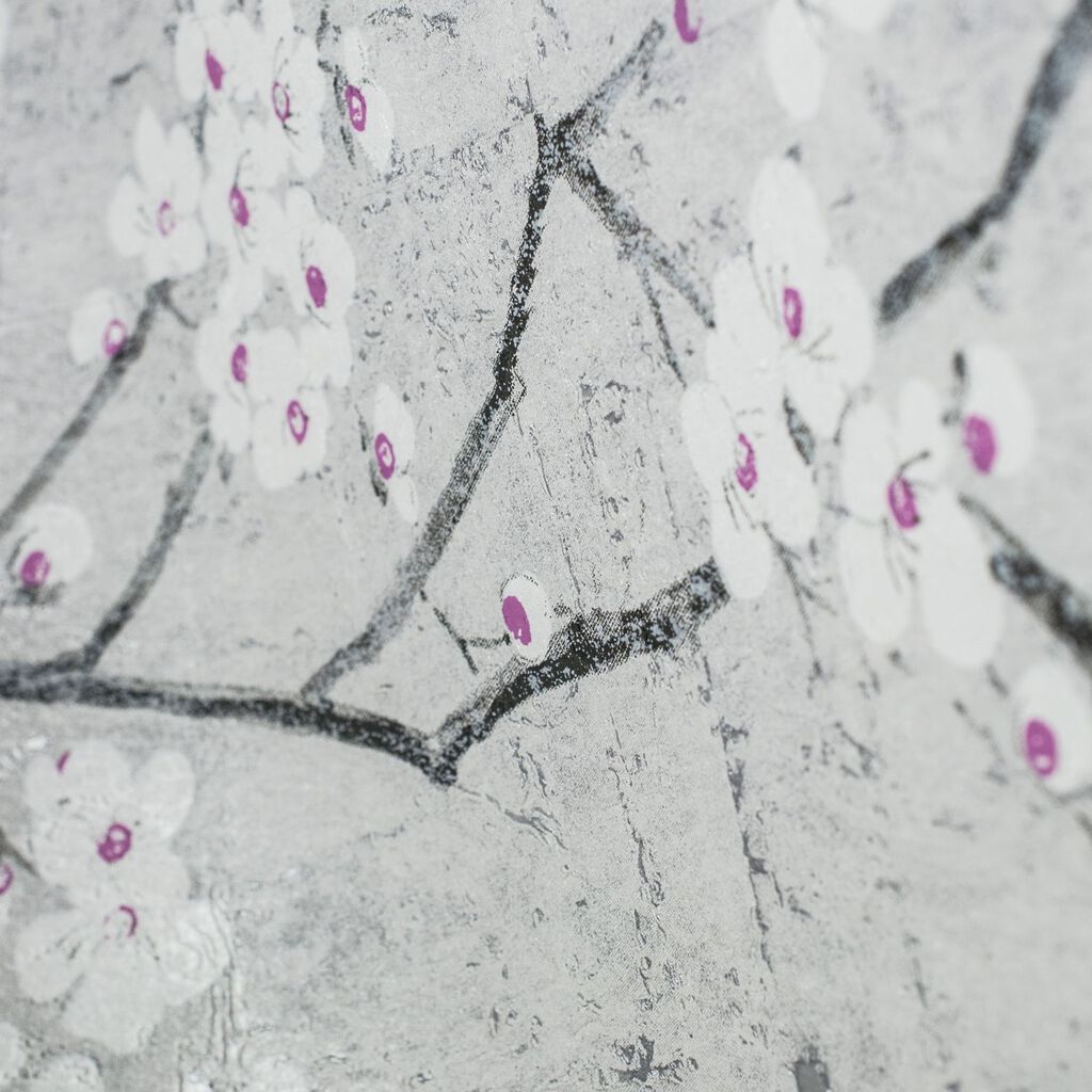 1024x1024 Soft Grey Sakura Wallpaper