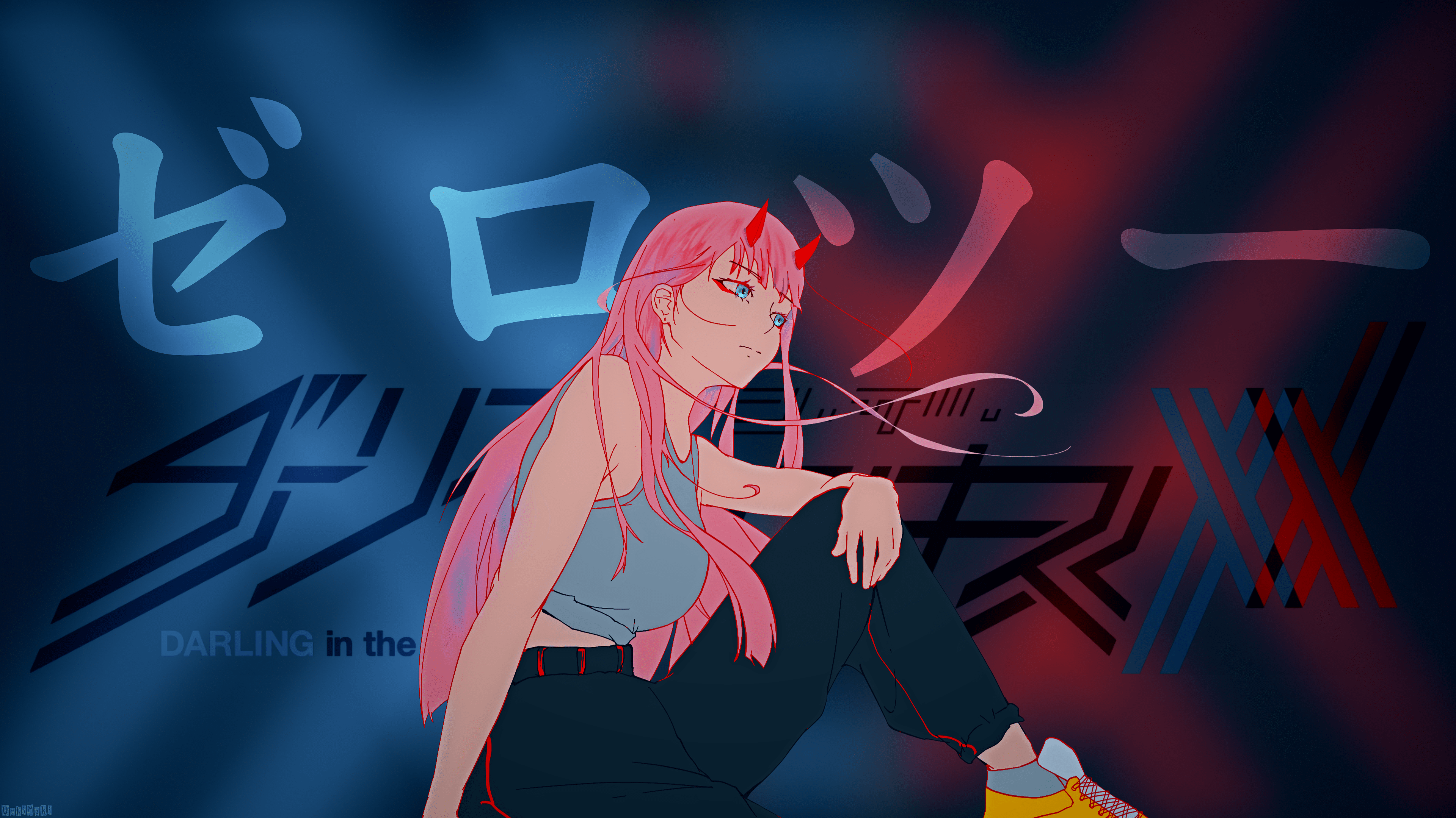 3840x2160 Zero Two (Darling In The FranXX) Wallpaper and Background: Free HD Download