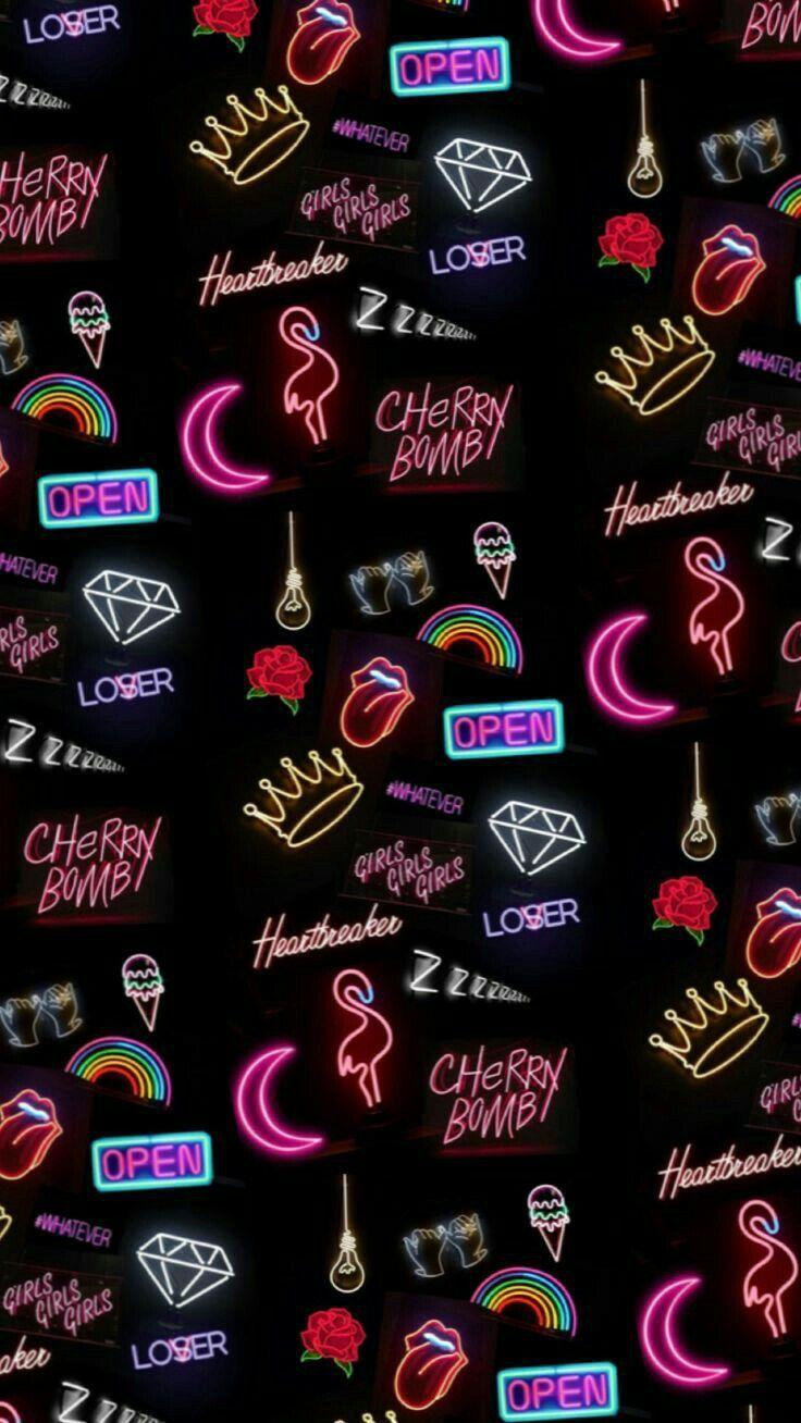 736x1308 □□□□□□fondos. Pantalla. Wallpaper, Phone and Neon