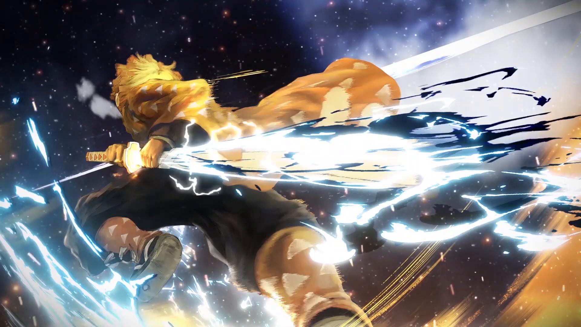1920x1080 Zenitsu Thunder Breathing Live Wallpaper