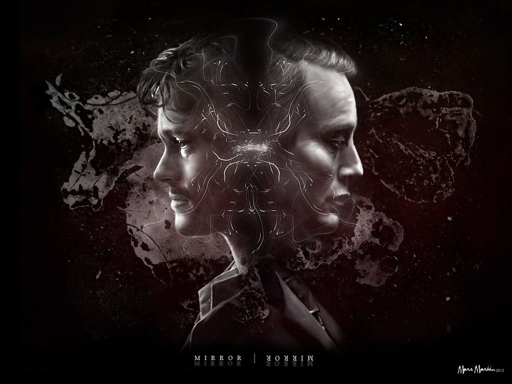 1024x768 NBC Hannibal Wallpaper: Mirror. Hannibal wallpaper, Nbc hannibal, Hannibal