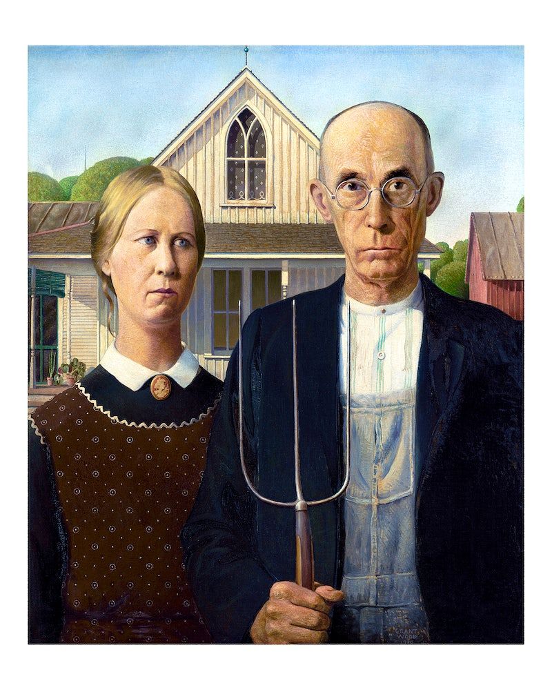 800x1000 American Gothic Image Wallpaper