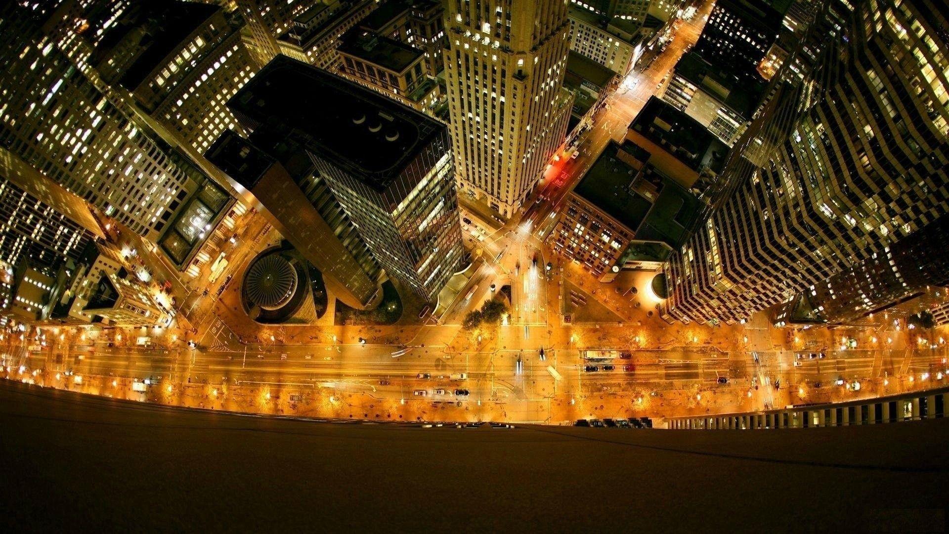 1920x1080 Skyscrapers wallpaper: Broadway Ave Skyscrapers Streets