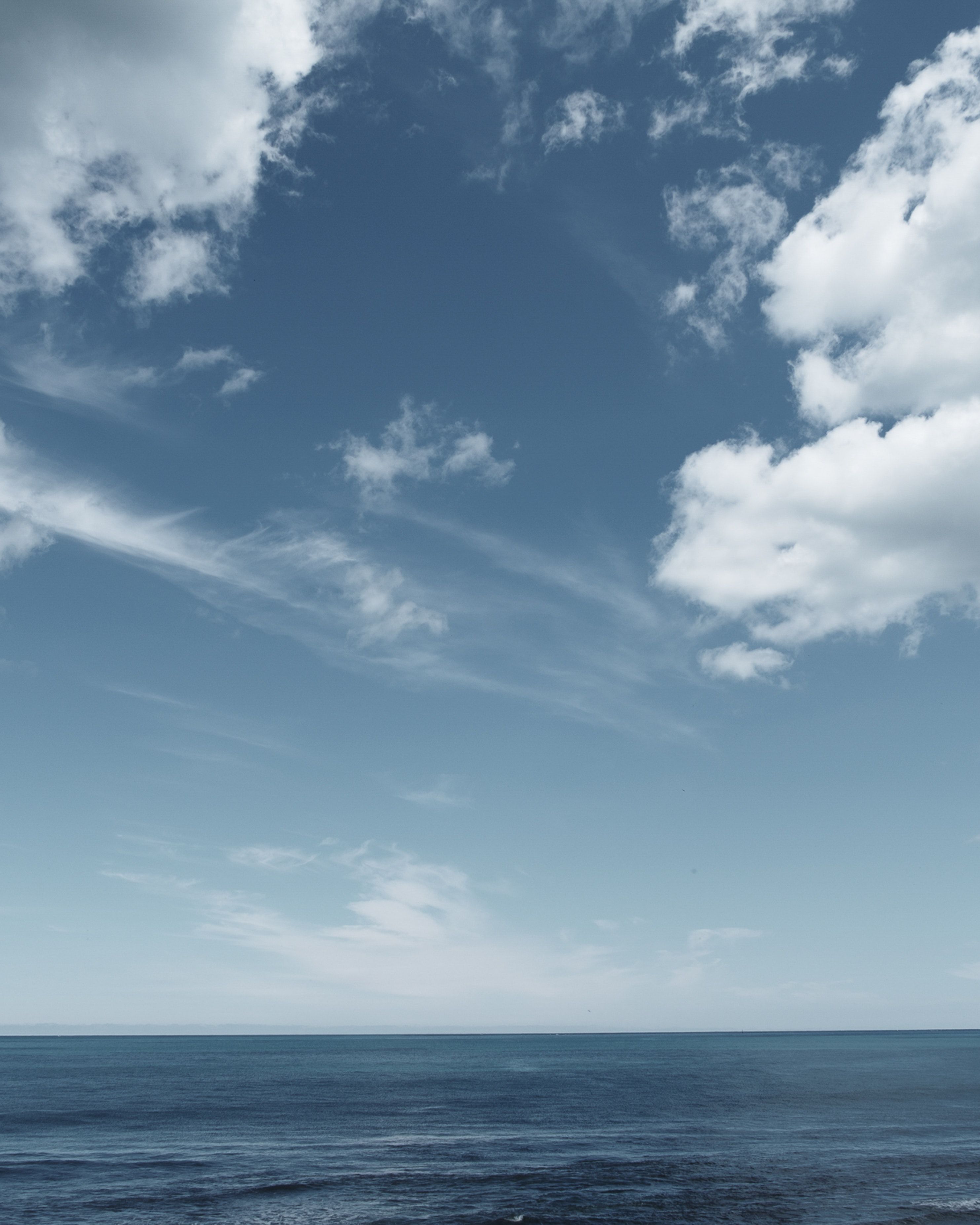 2966x3708 Calm seascape under clear blue sky · Free