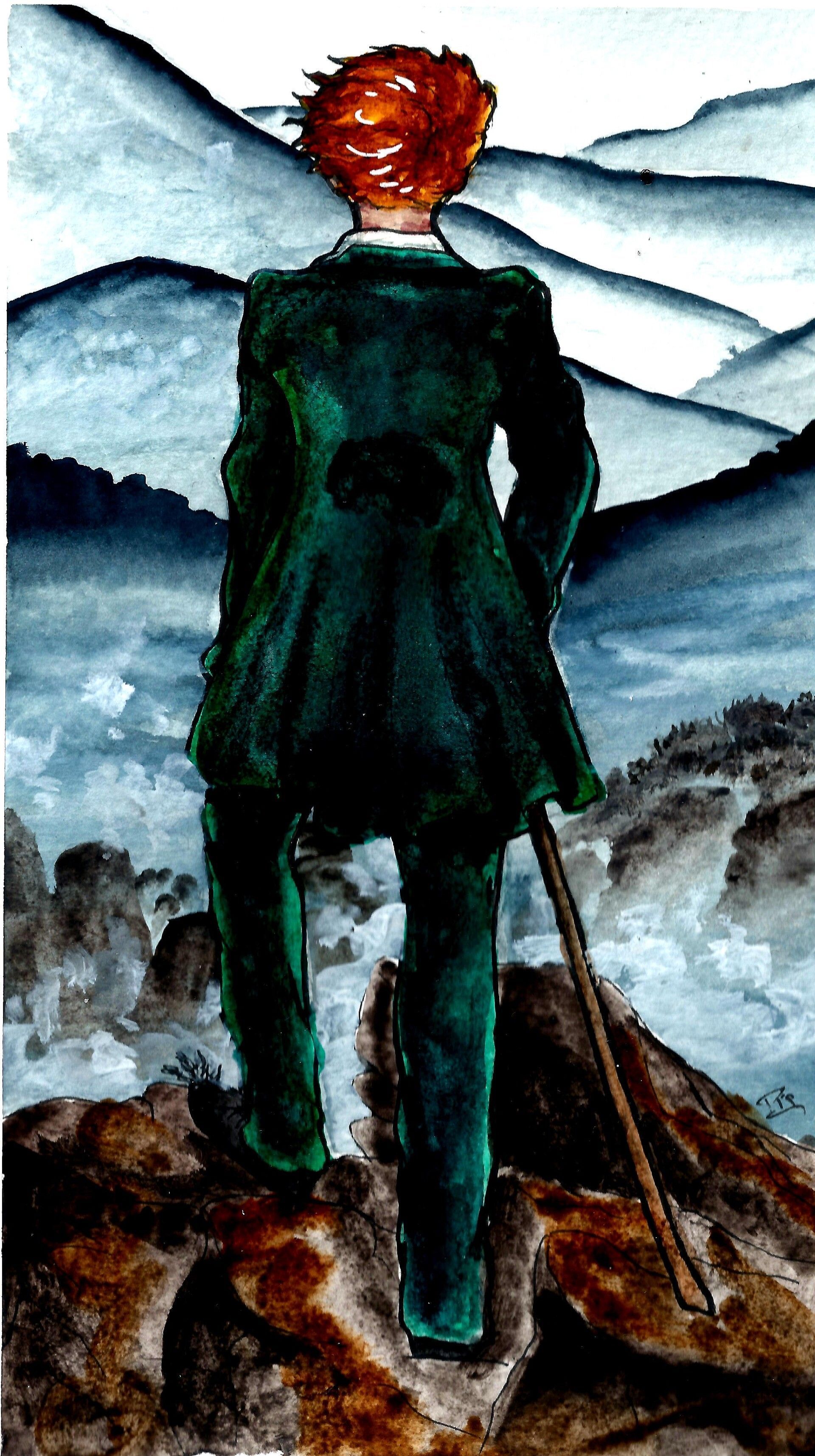 1920x3428 Wanderer above the Sea of Fog