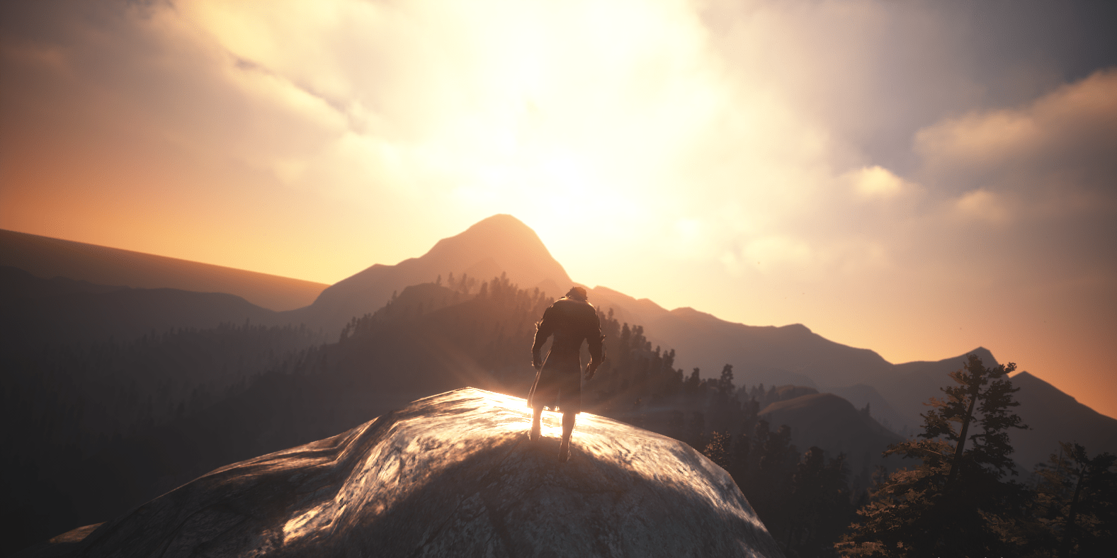 1577x788 Screenshots & Clips] [Painting] Wanderer above the Sea of Fog !!!. Black Desert Southeast Asia