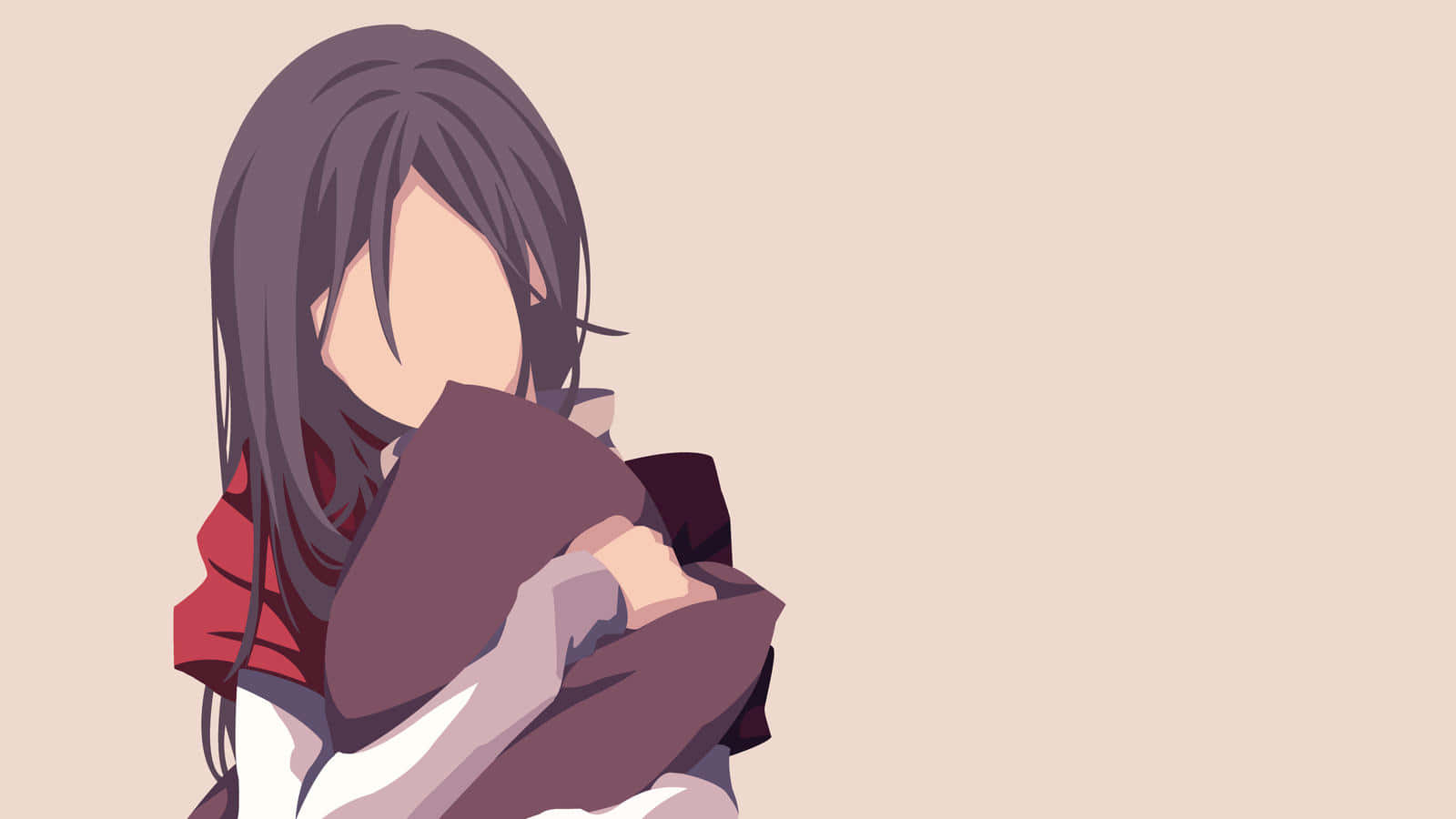 1600x900 Download Mother And Baby Minimal Anime Wallpaper