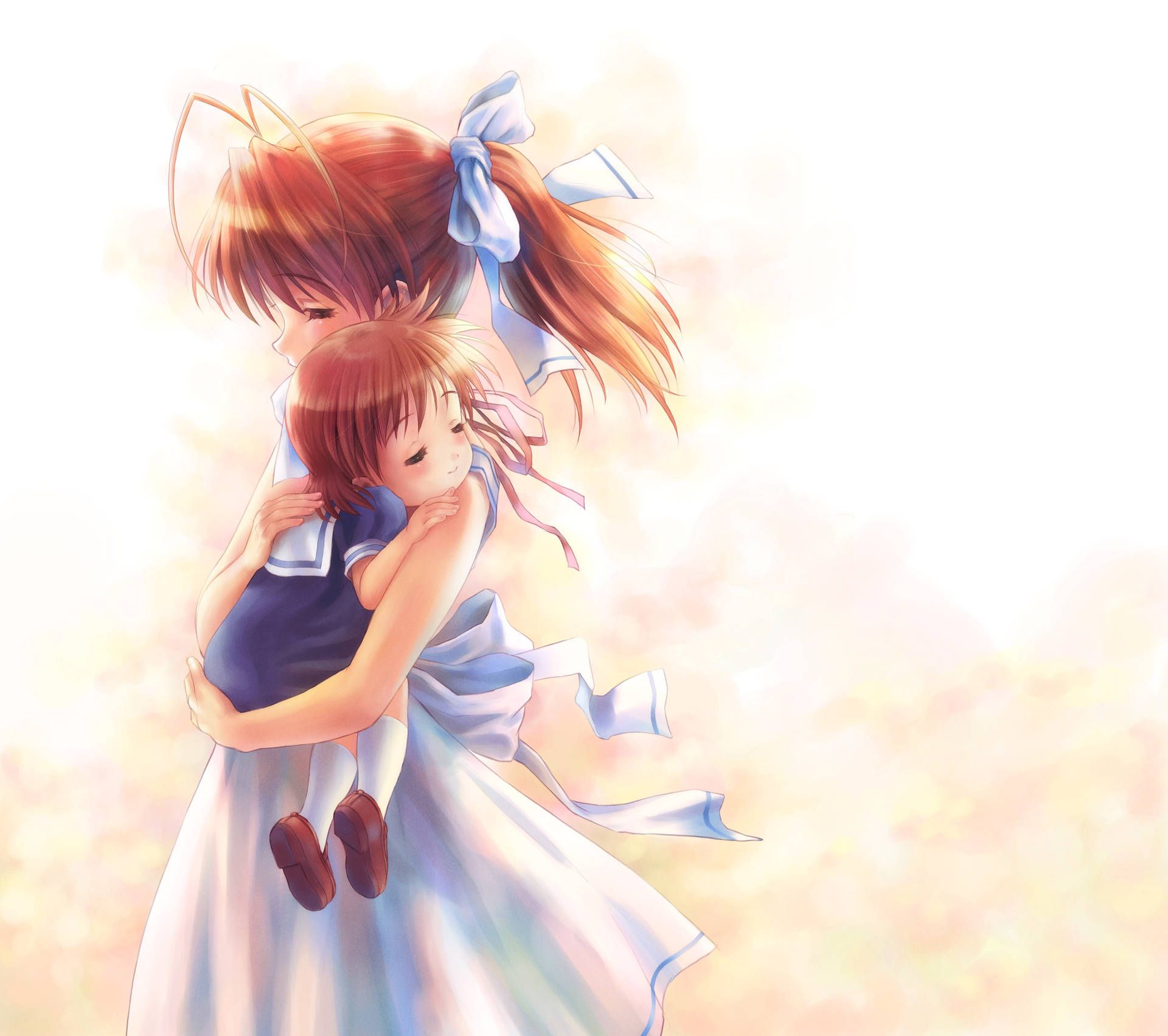 1920x1703 Download Clannad Mother And Daughter Wallpaper