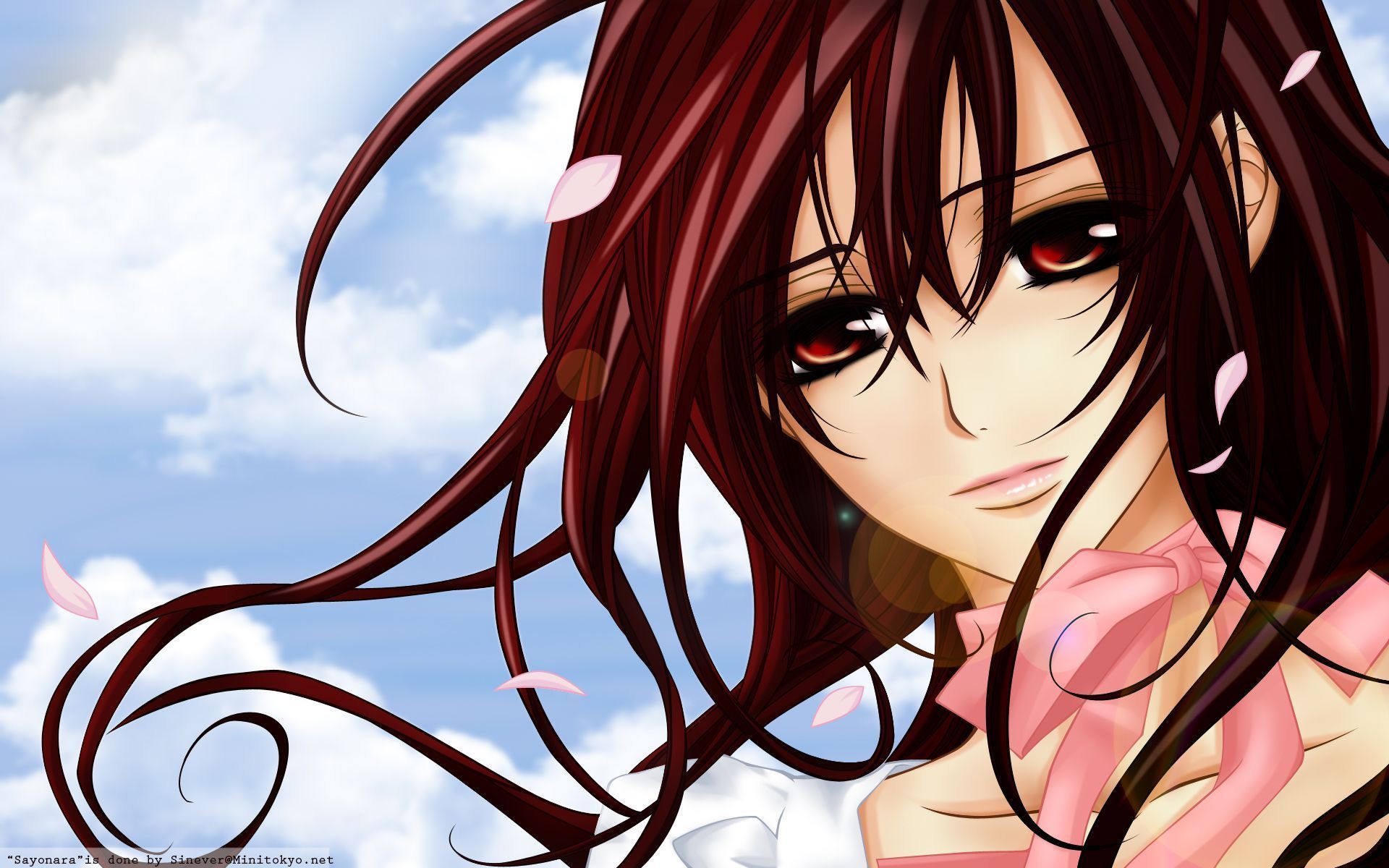 1920x1200 Sad anime girl wallpaper