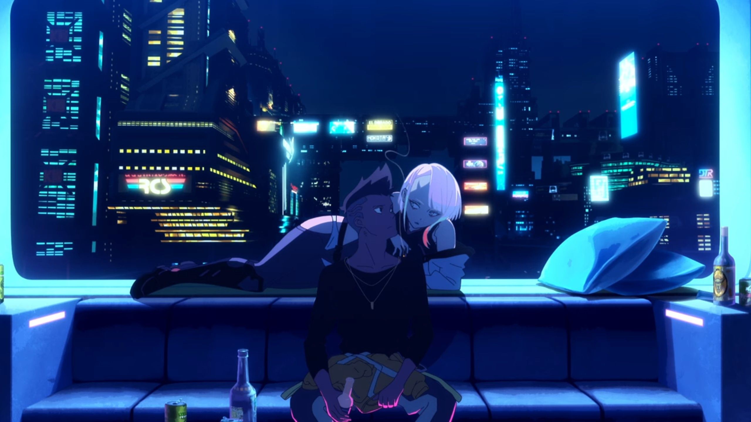 2560x1440 Cyberpunk 2077' Finally Becomes the Anime It Always Wanted to Be
