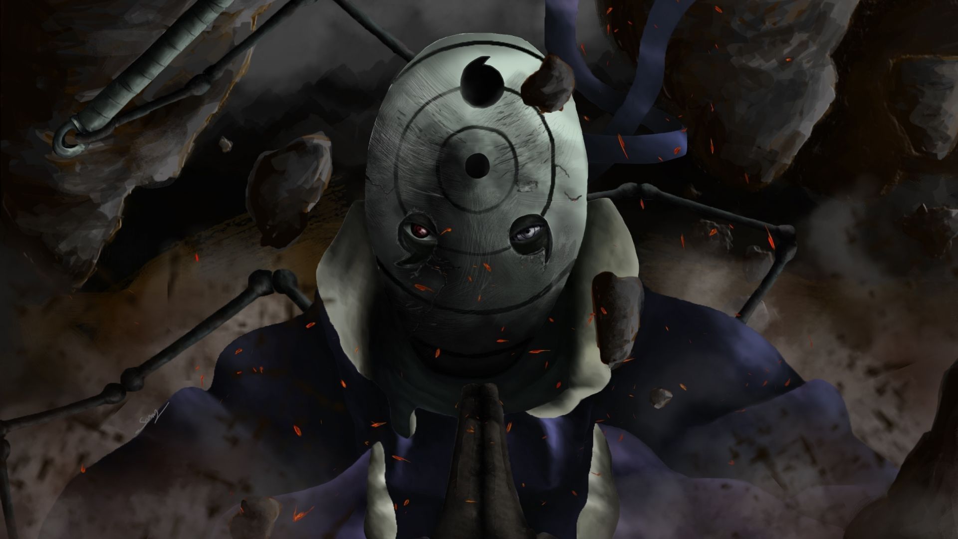 1920x1080 Desktop wallpaper naruto, obito uchiha, art, HD image, picture, background, 354d7f. Naruto wallpaper, Anime, Naruto