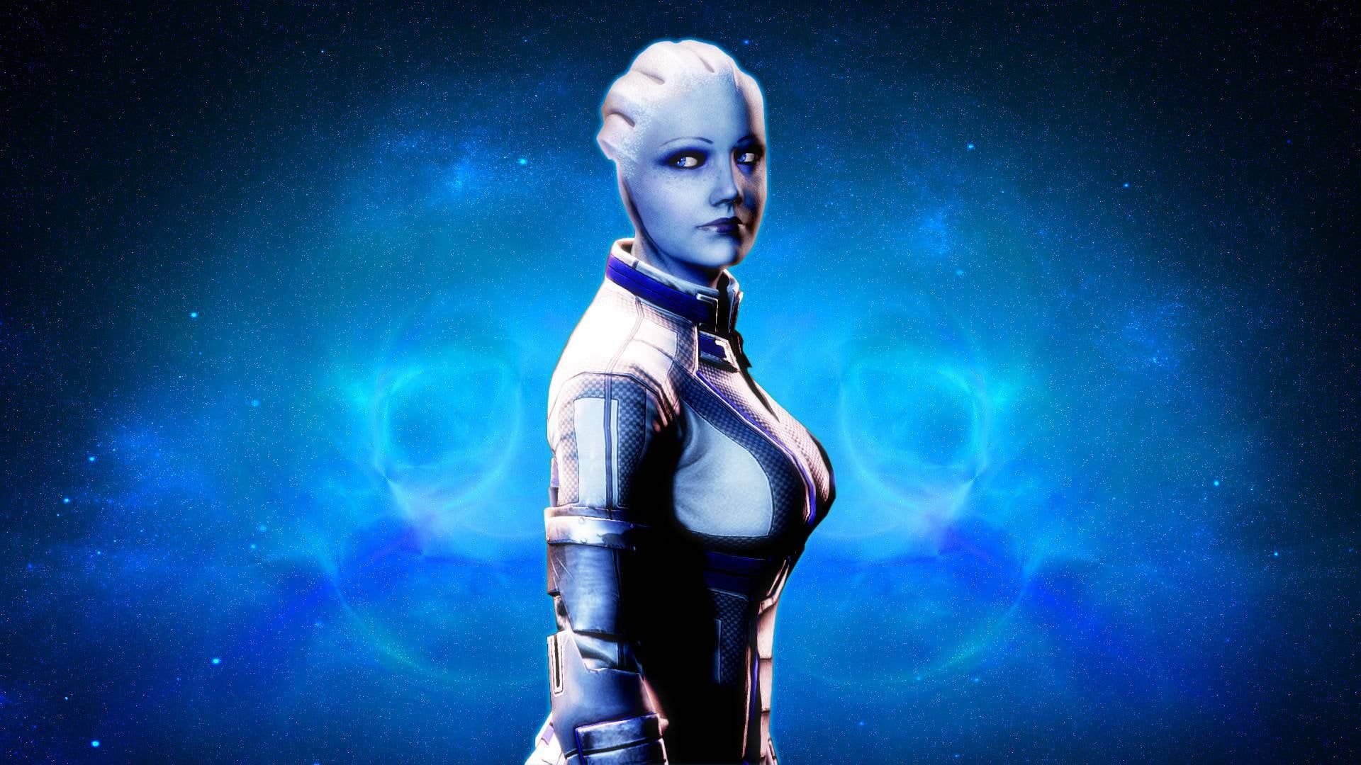 1920x1080 Wanted to share this amazing Liara wallpaper (didn't see this around here i think, sorry if it's a repost)
