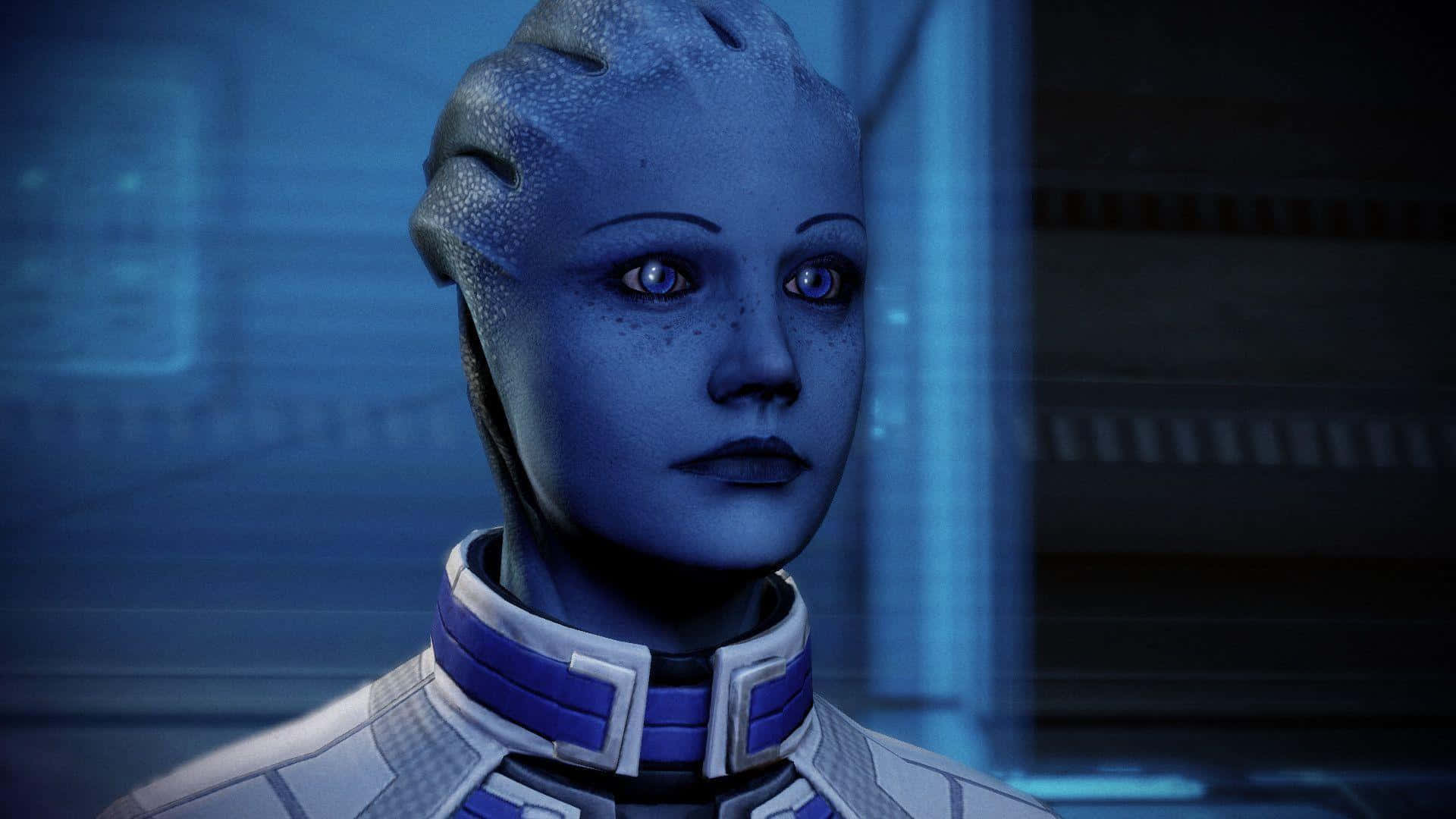 1920x1080 Download Liara T'soni Gaze in the Galaxy Wallpaper