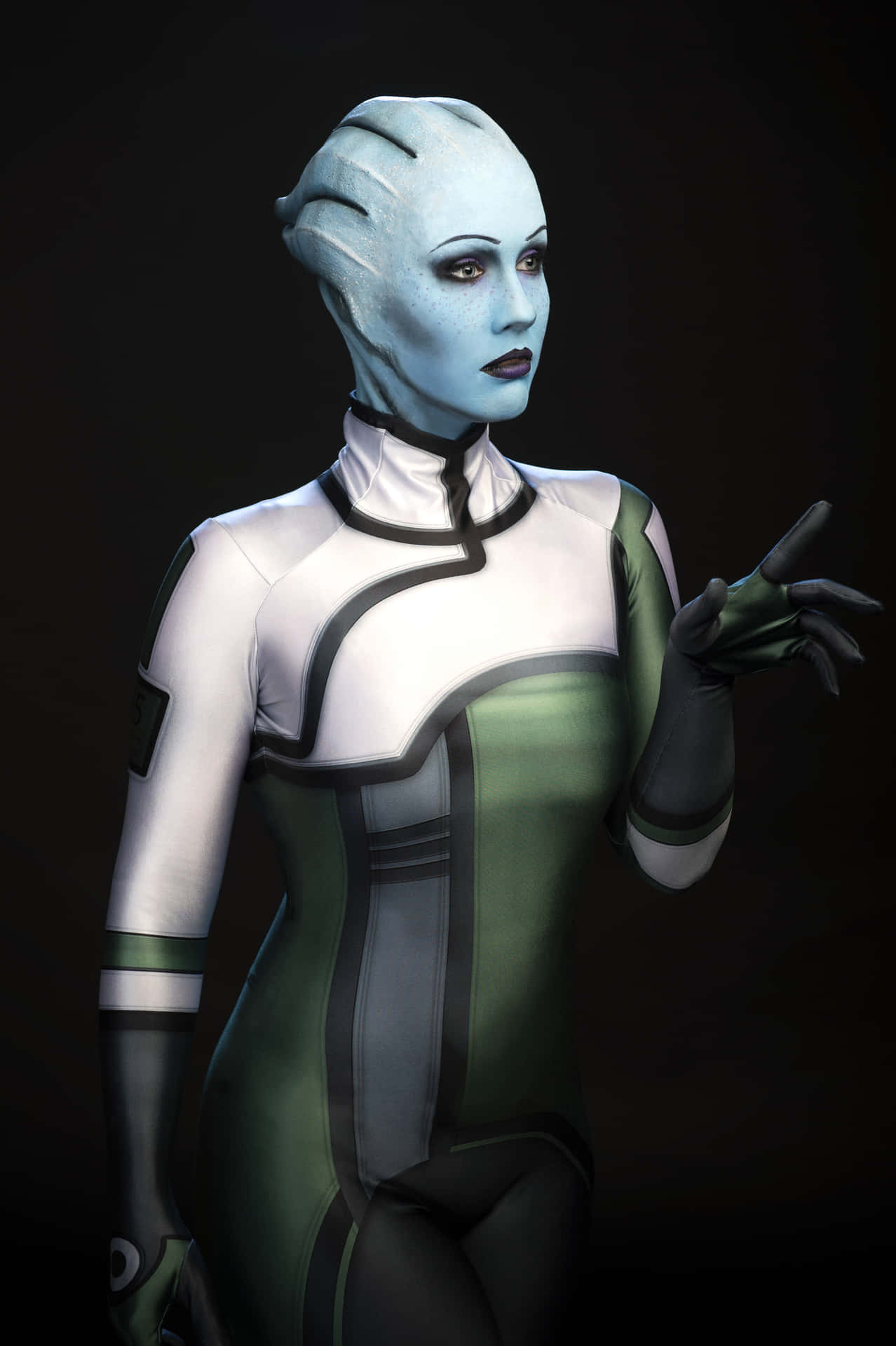 1278x1920 Download Caption: Liara T'Soni Mystical Asari Scientist Wallpaper