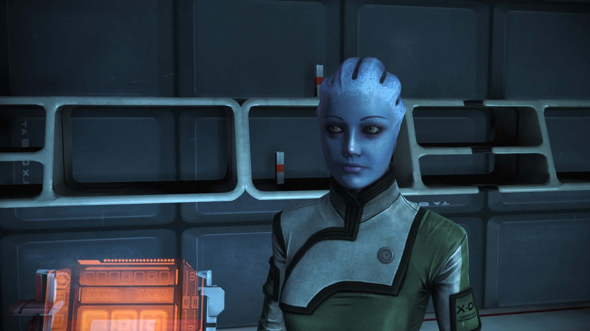 1920x1080 Download Liara T'Soni in the midst of a biotic battle. Wallpaper