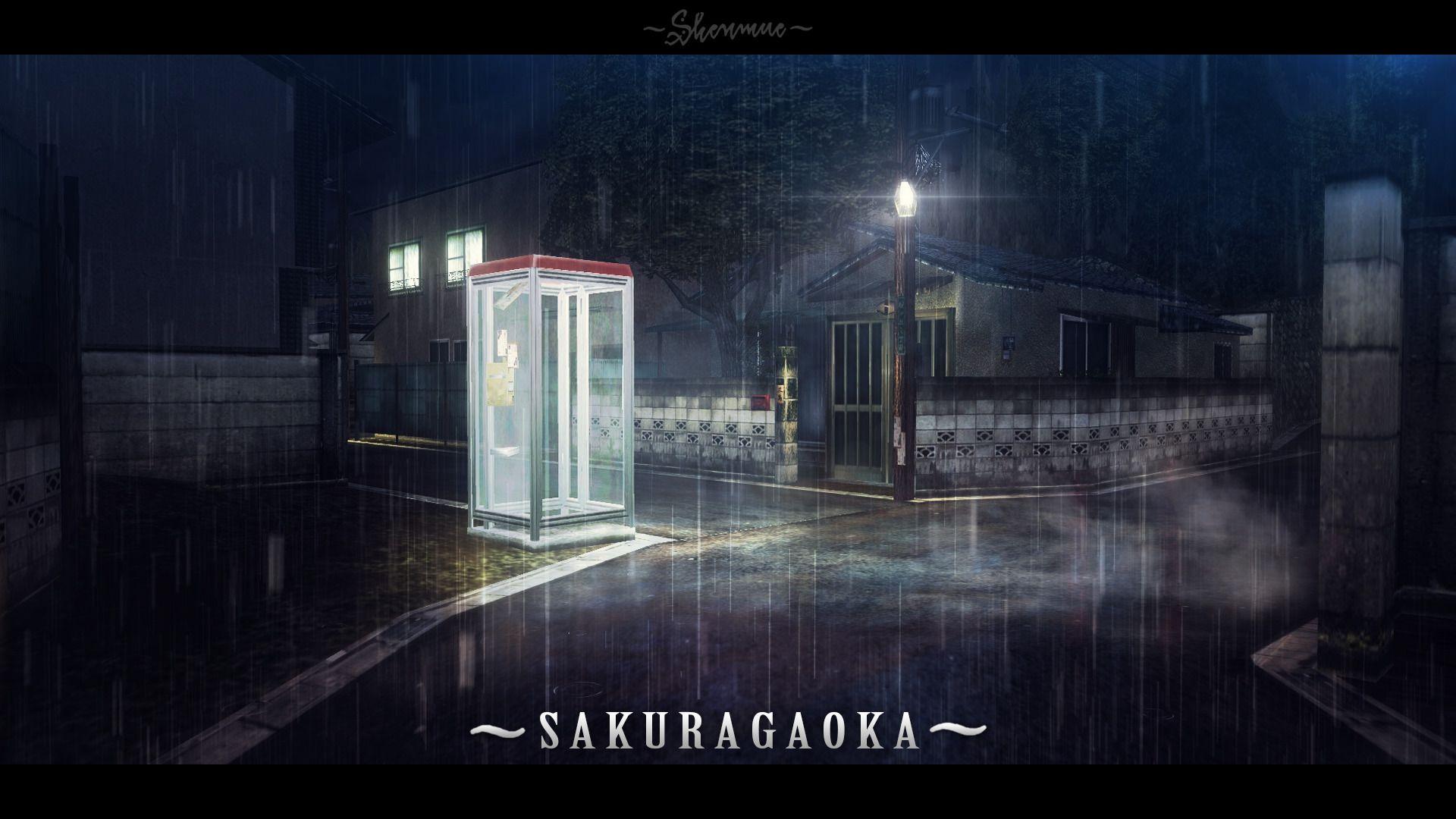 1920x1080 shenmue, Sega, Video Games, Phone Box, Rain, Night, Street Light