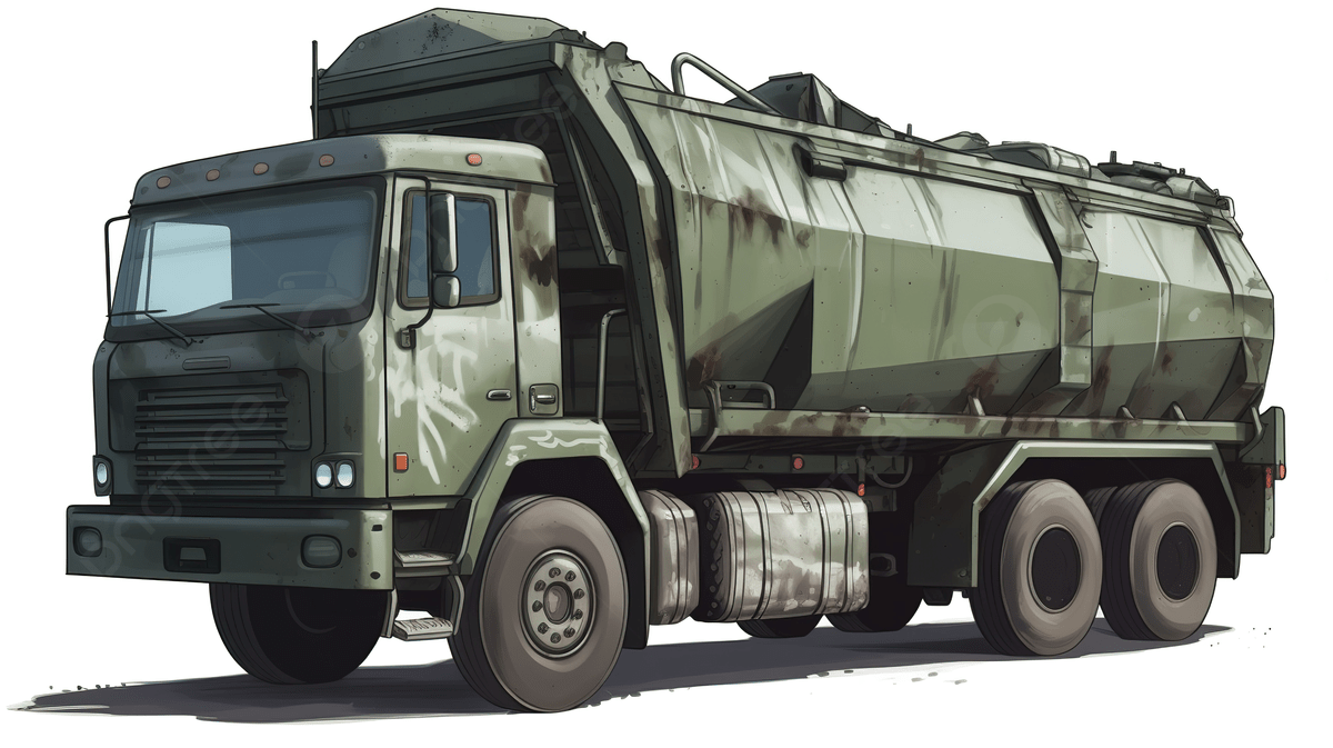 1200x673 Army Garbage Truck Art Background