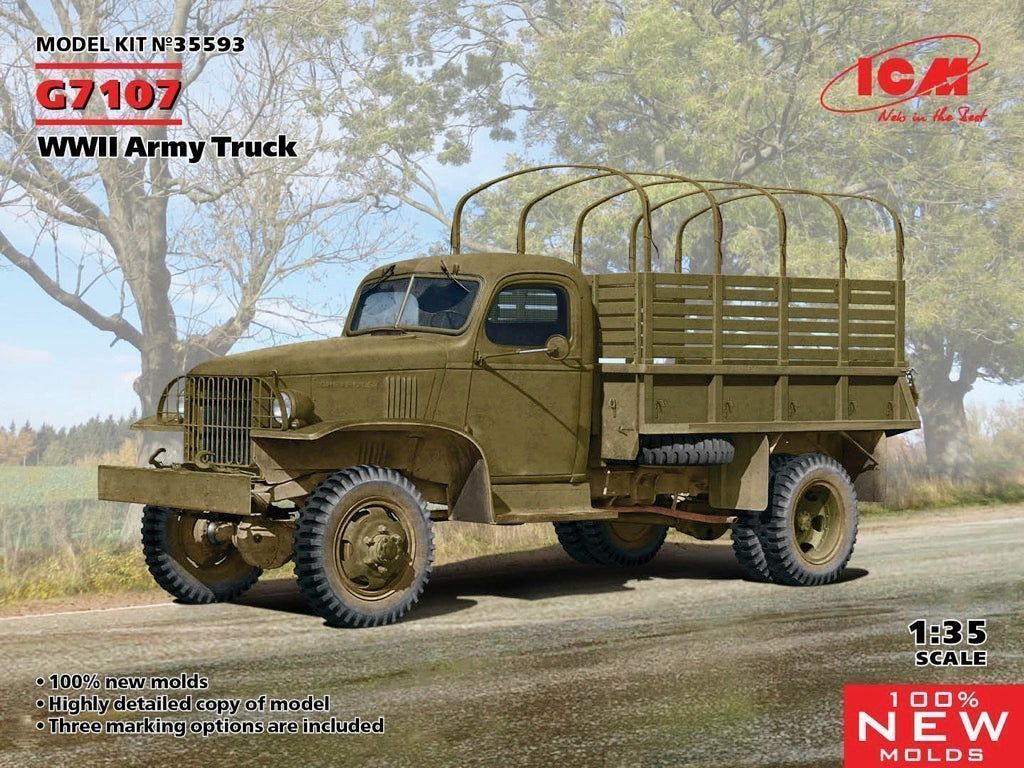 1024x768 ICM 35593 1 35 G7107 WWII Army Truck