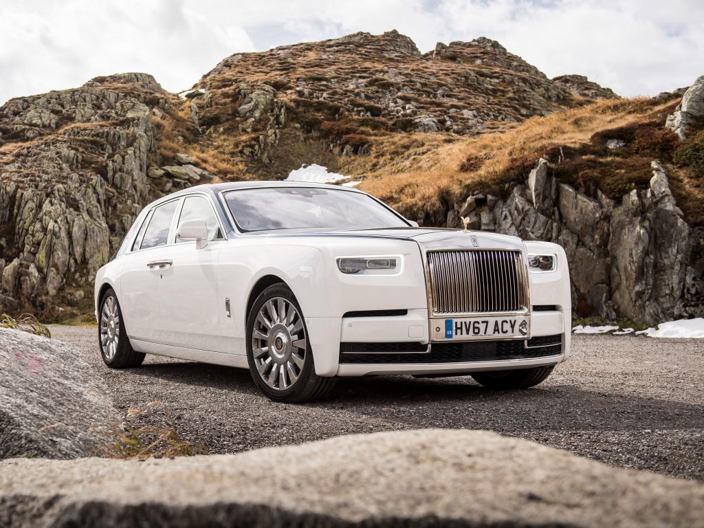 1024x768 Wallpaper White Rolls Royce Phantom, Off Road Desktop Wallpaper, HD Image, Picture, Background, 14900b
