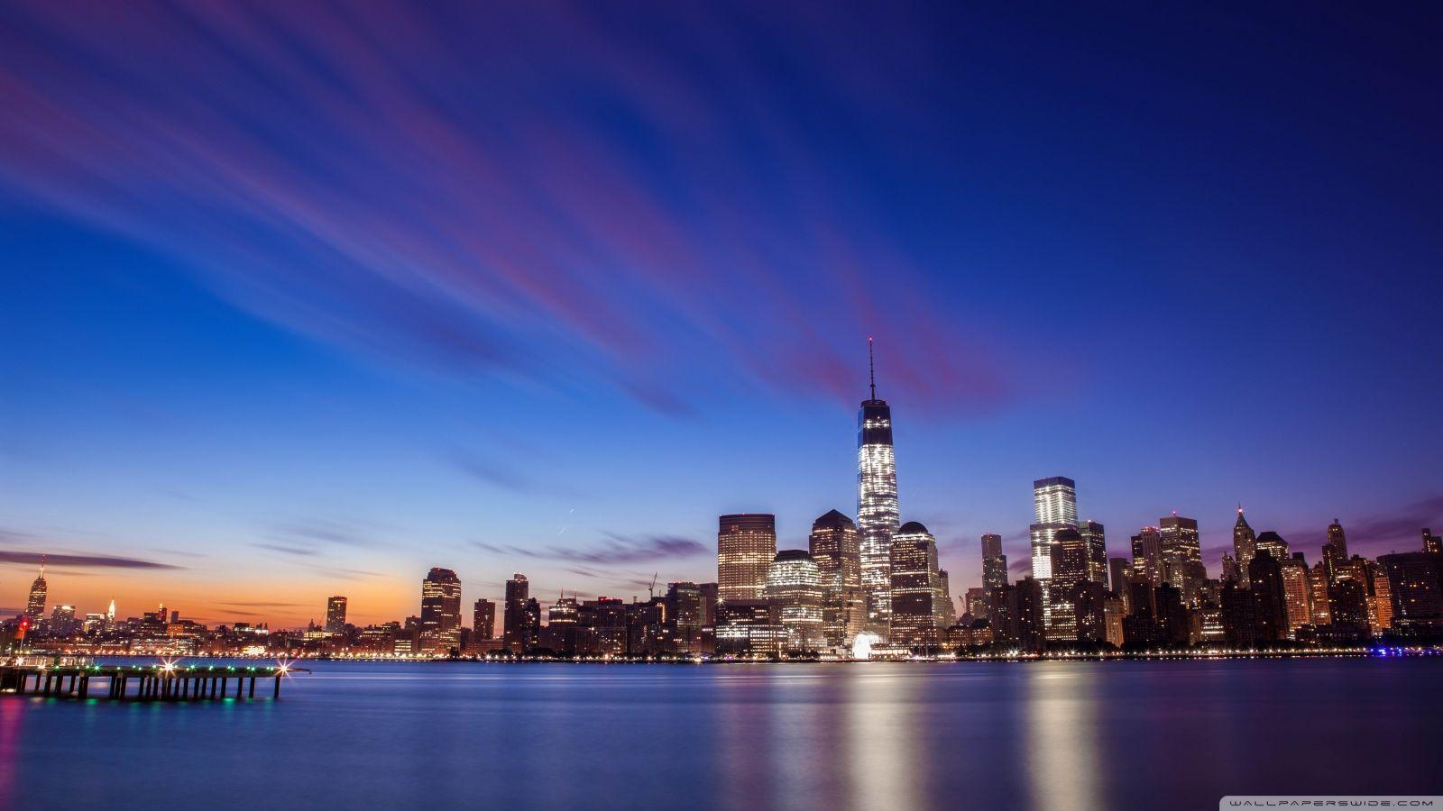 1600x900 New York City Skyline ❤ 4K HD Desktop Wallpaper for 4K Ultra HD TV