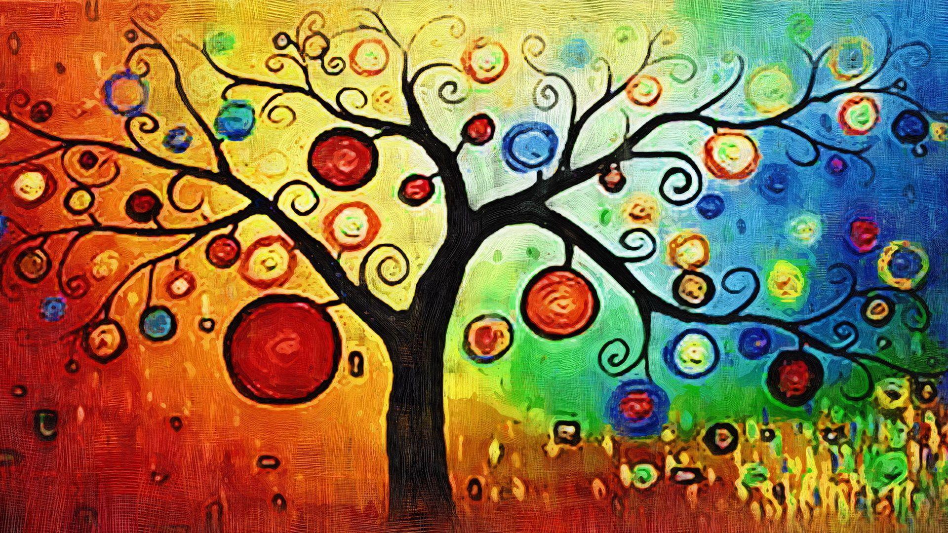 1920x1080 Painting Abstract HD Wallpaper loversiq