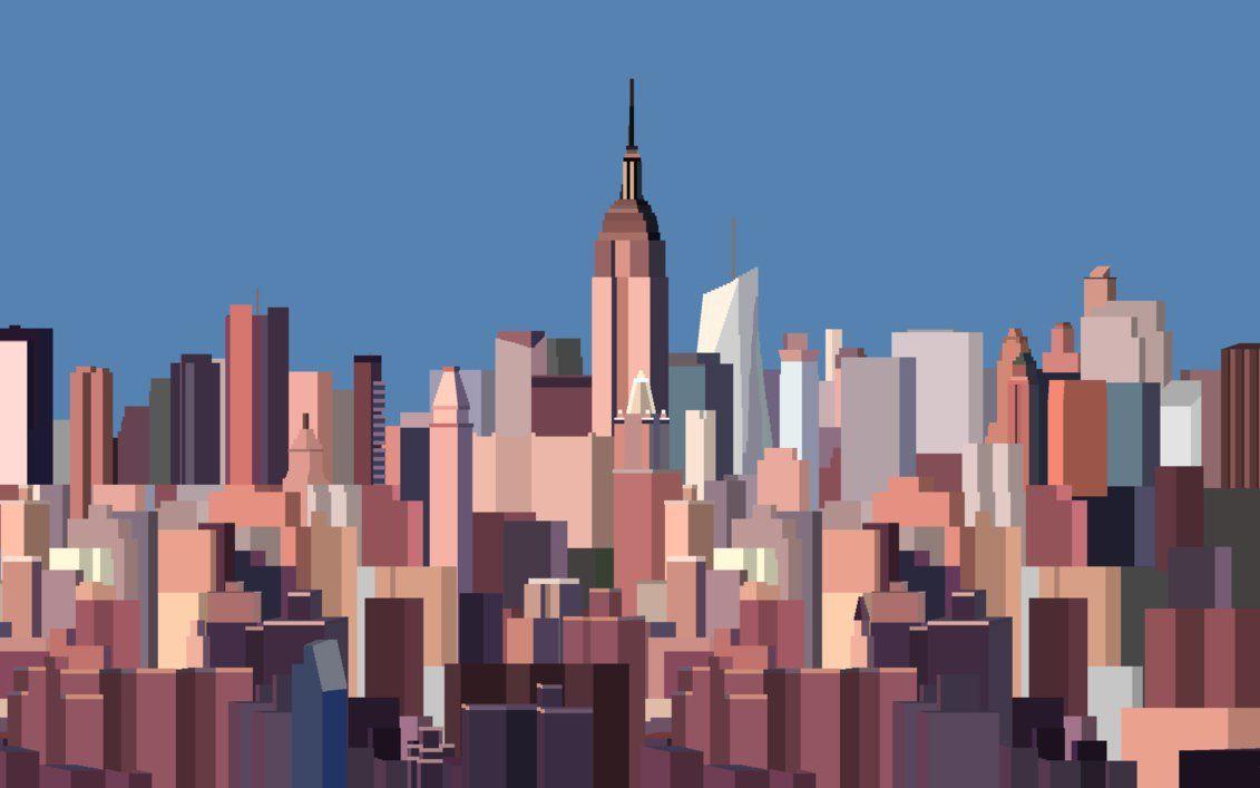 1131x707 Bit New York Skyline Wallpaper