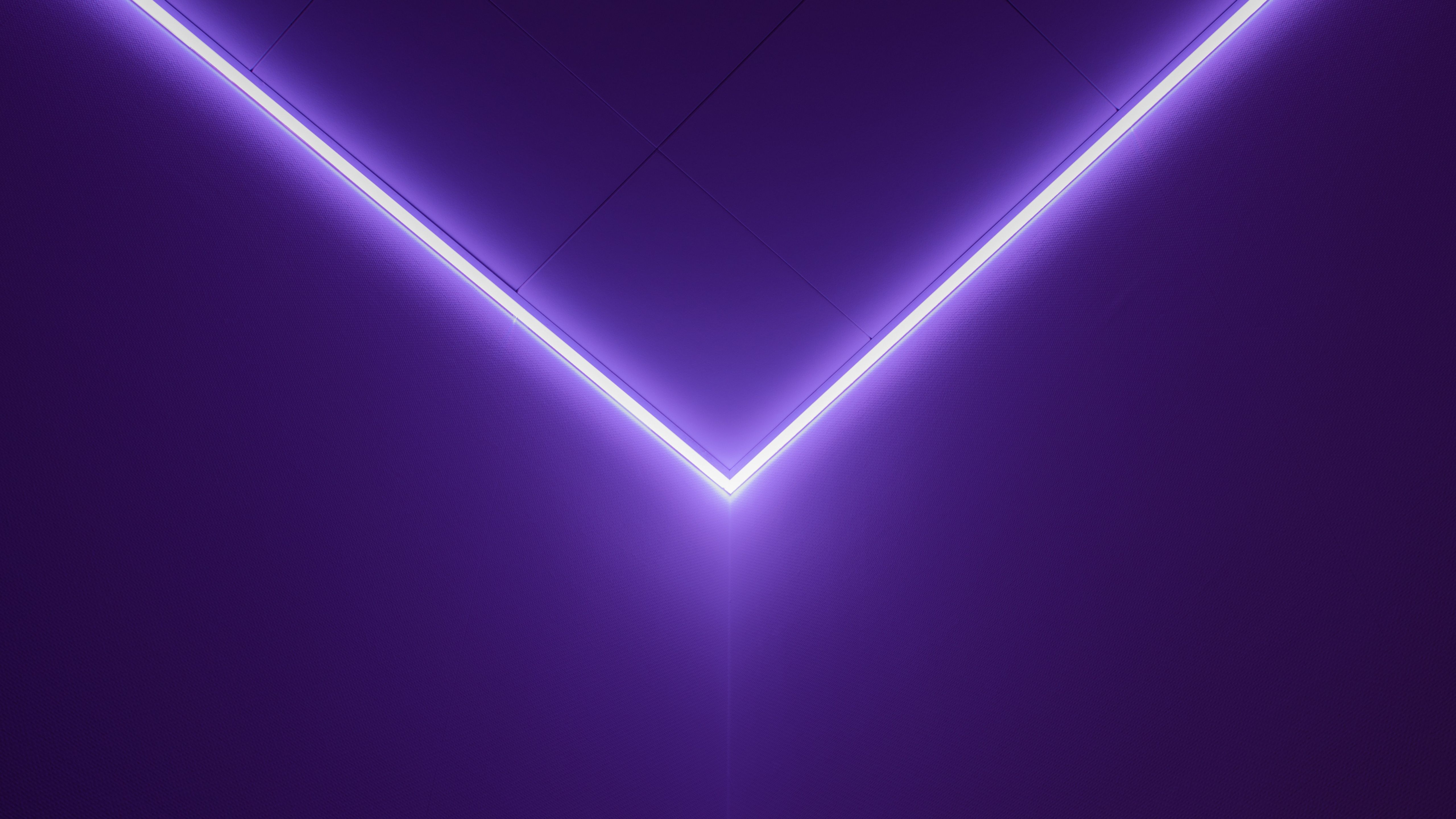 5120x2880 Purple light Wallpaper 4K, Geometric, Glowing lines