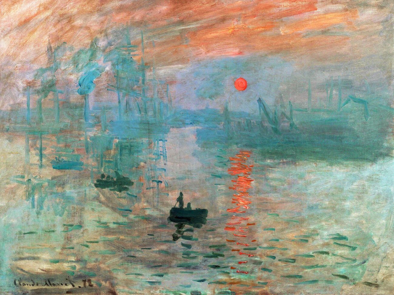 1300x975 Impression, Sunrise Monet Wall Mural