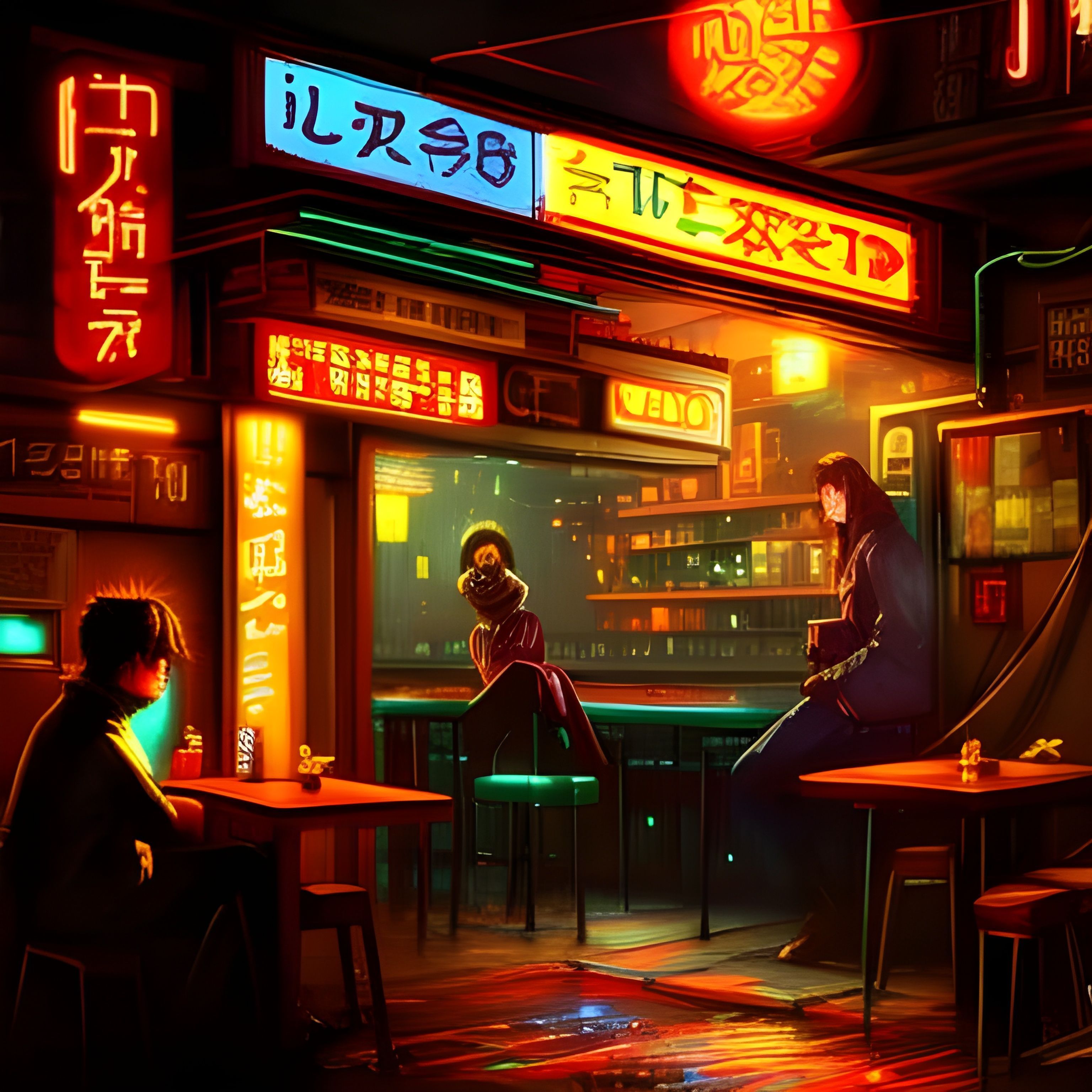 3072x3072 Izakaya after work