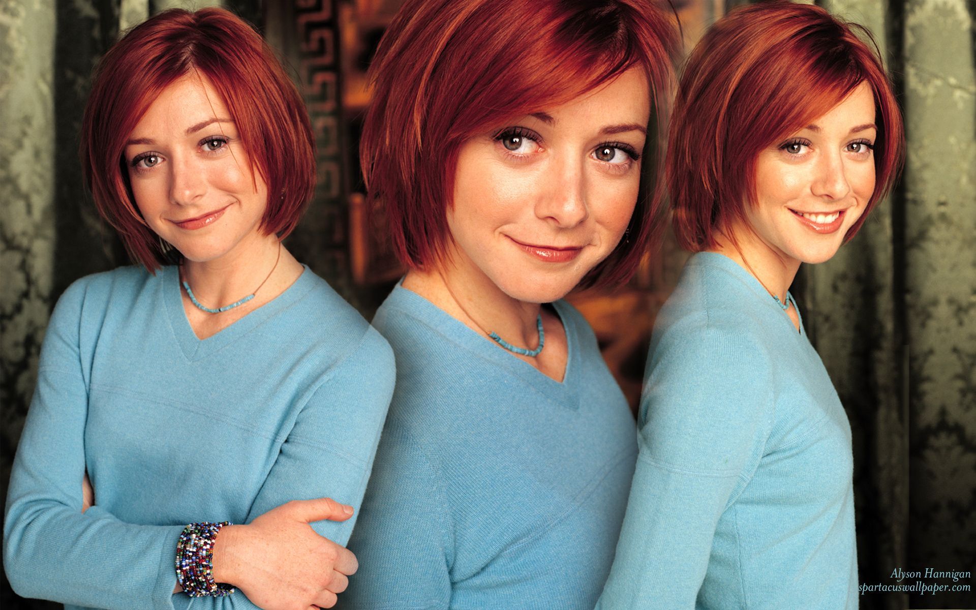 1920x1200 Alyson Hannigan II. Desktop Background. Mobile Home Screens