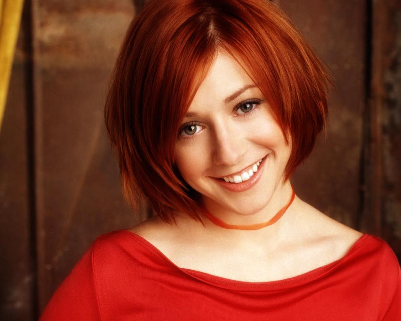 1280x1024 Free download American Actress Television Celebrity Alyson Hannigan Wallpaper [1280x1024] for your Desktop, Mobile & Tablet. Explore American Wallpaper Actress. Actress Wallpaper, Female Actress Wallpaper, Indian Actress Wallpaper