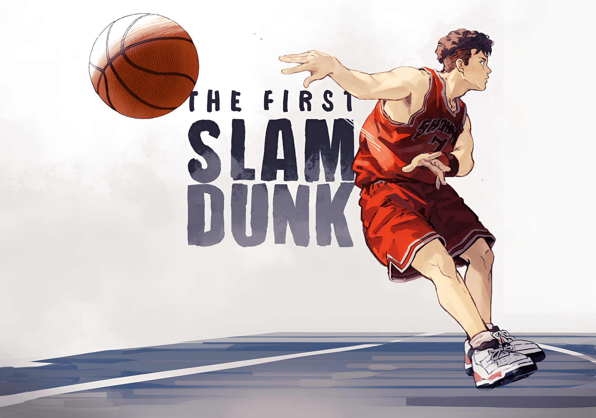 First slam. The first Slam Dunk. Мияги рёта слэм данк. Ryota Miyagi the first Slam Dunk.