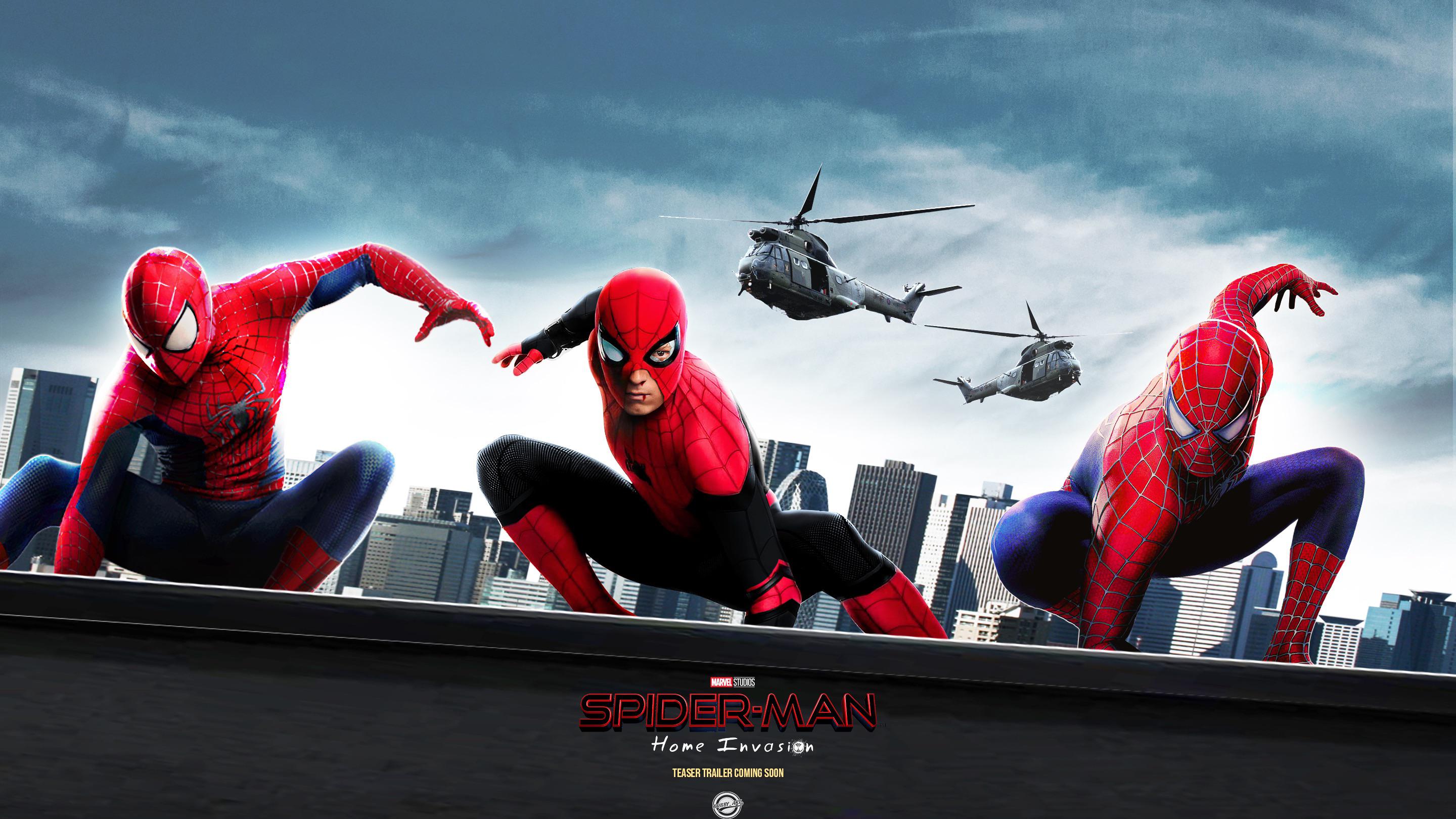 2880x1620 Here's A Wallpaper I Made Of The 3 Spider Men!