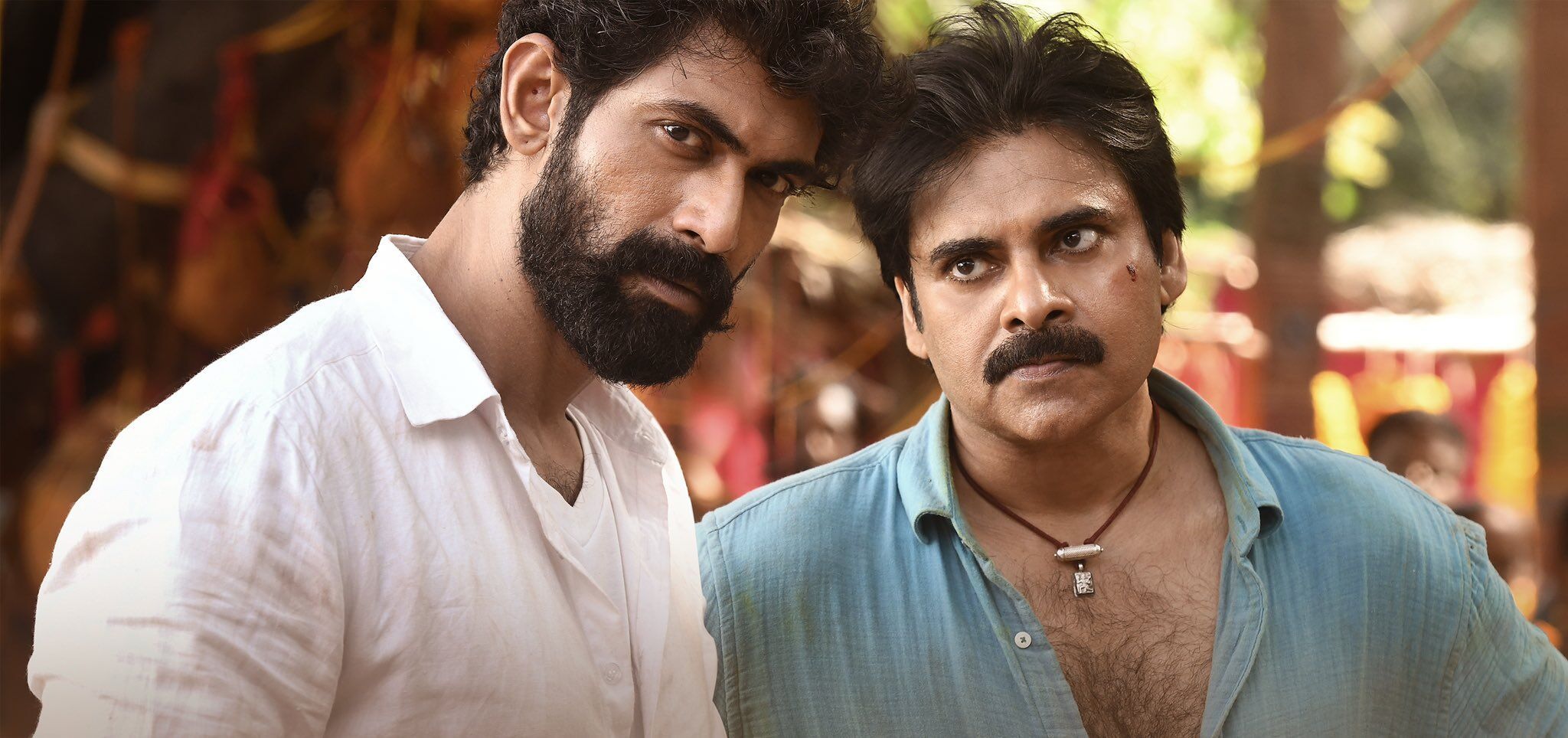 2048x964 Bheemla Nayak (2022) Movie Photo Gallery Kalyan, Rana Daggubati