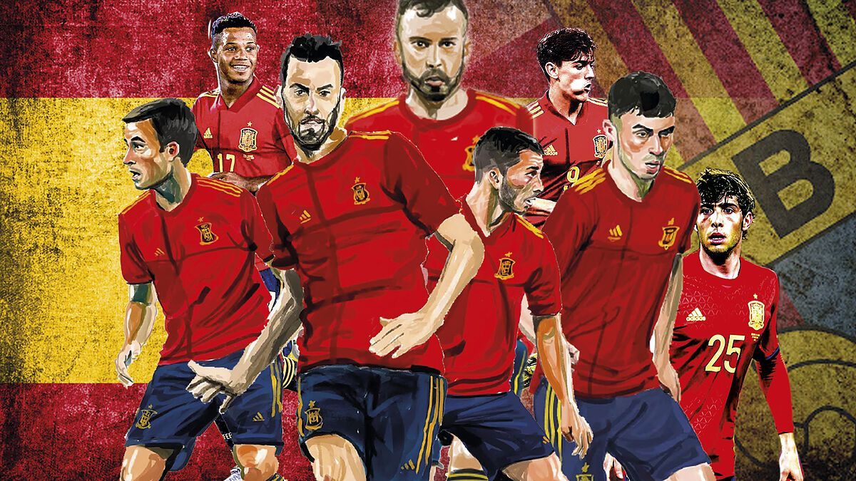 1200x675 Barcelona: The Spain squad is once again dominated