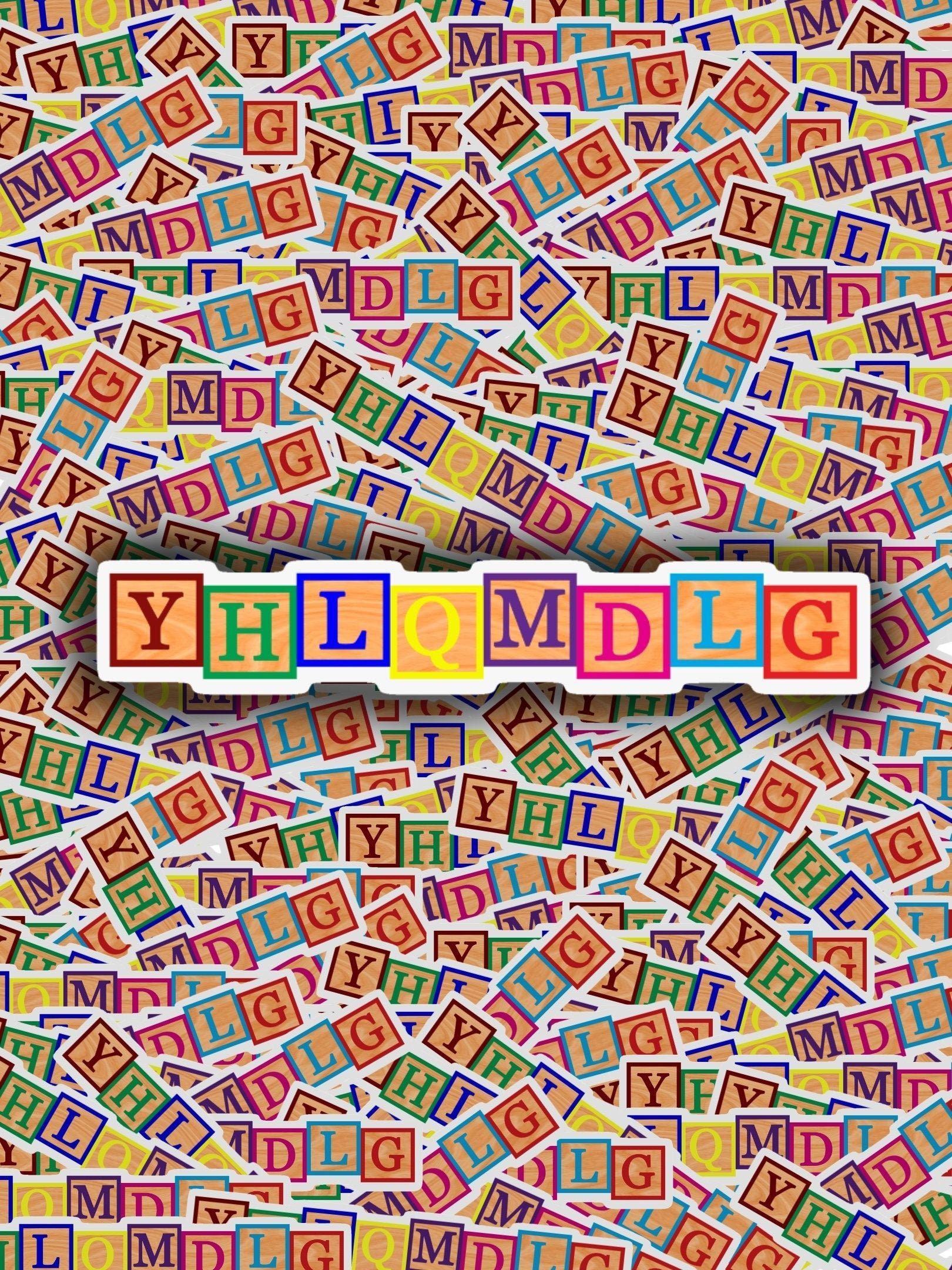 1620x2160 Bad Bunny Inspired YHLQMDLG Sticker