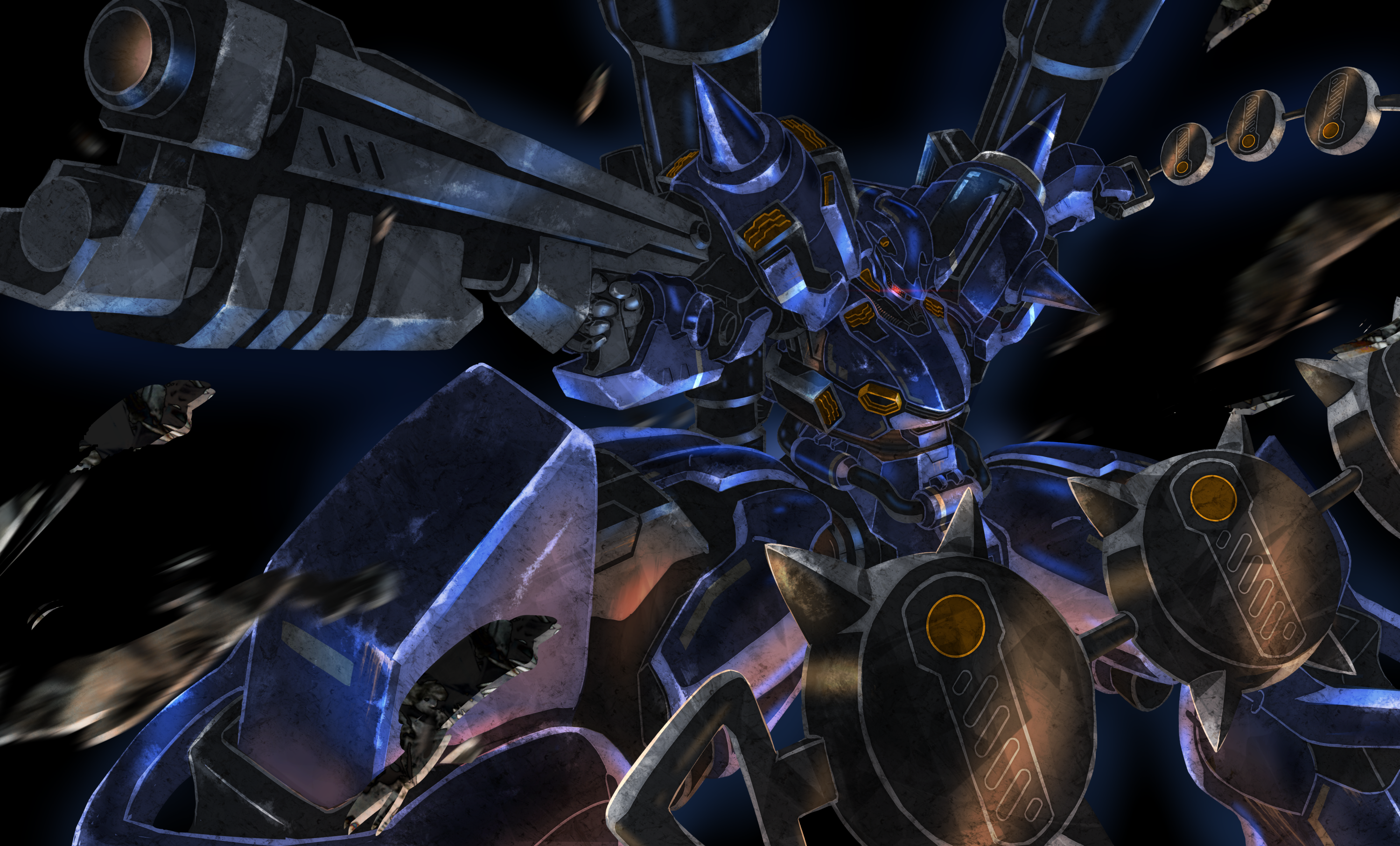3000x1814 Kämpfer Gundam Wallpaper