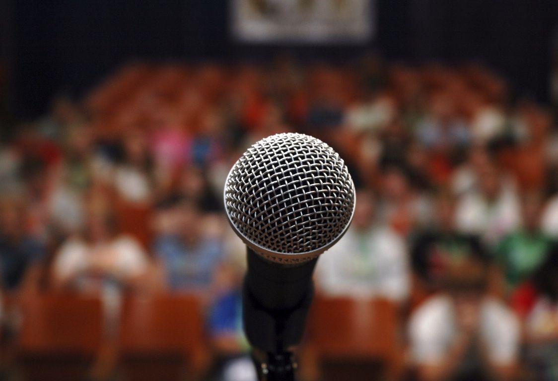 1124x768 Public Speaking Wallpaper