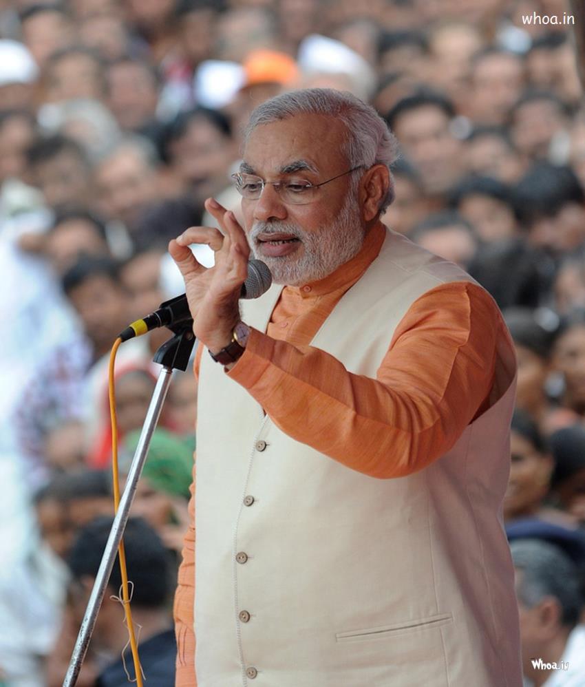 850x998 Indian Prime Minister Narendra Modi Gives Speech Wallpaper