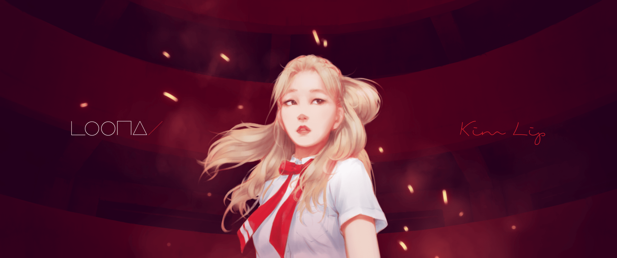 2048x858 Kim Lip (K Pop) By Pixiv Id 6636823 Anime Image Board