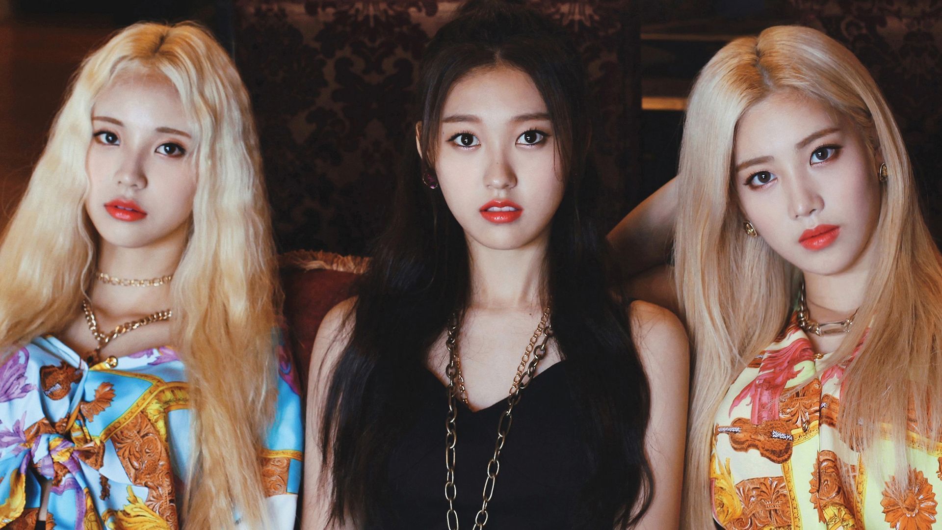 1920x1080 K Pop LOONA Asian Women JinSoul Kim Lip Choerry Wallpaper:1920x1080