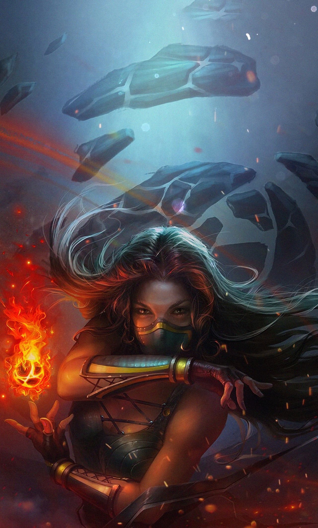 1280x2120 Fire Lord Girl 4k iPhone HD 4k Wallpaper, Image, Background, Photo and Picture