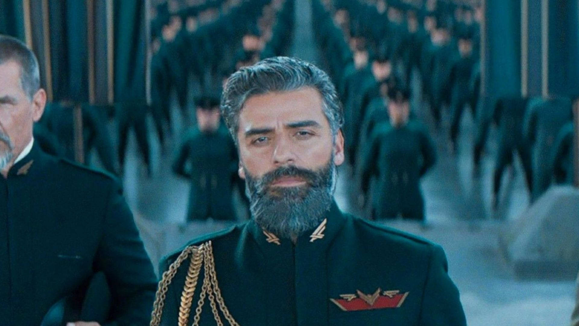 1920x1080 Download Oscar Isaac in his notable military role Wallpaper