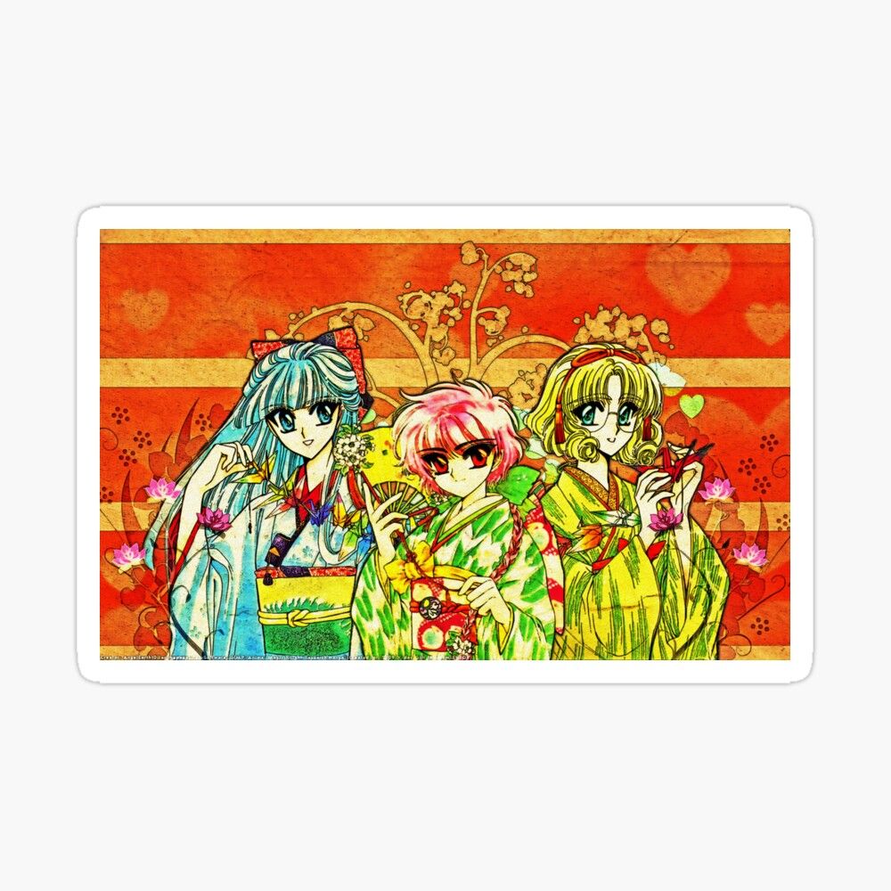 1000x1000 Magic Knight Rayearth Manga Poster Poster
